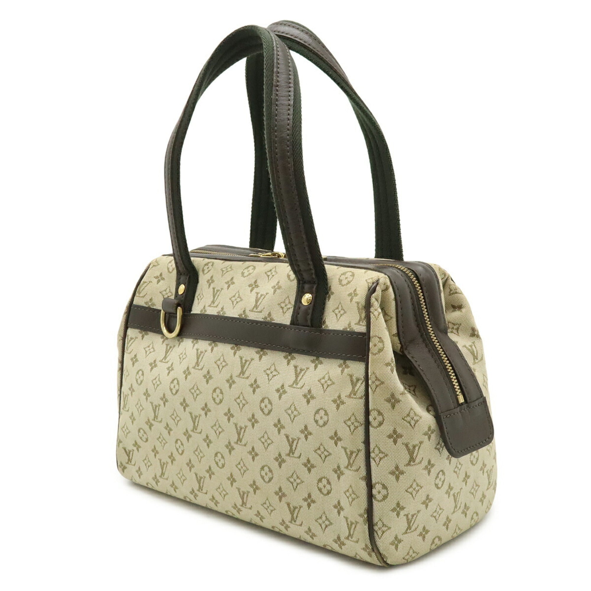 Louis Vuitton Monogram Mini Khaki Brown Canvas Leather Handbag (Pre-Owned)