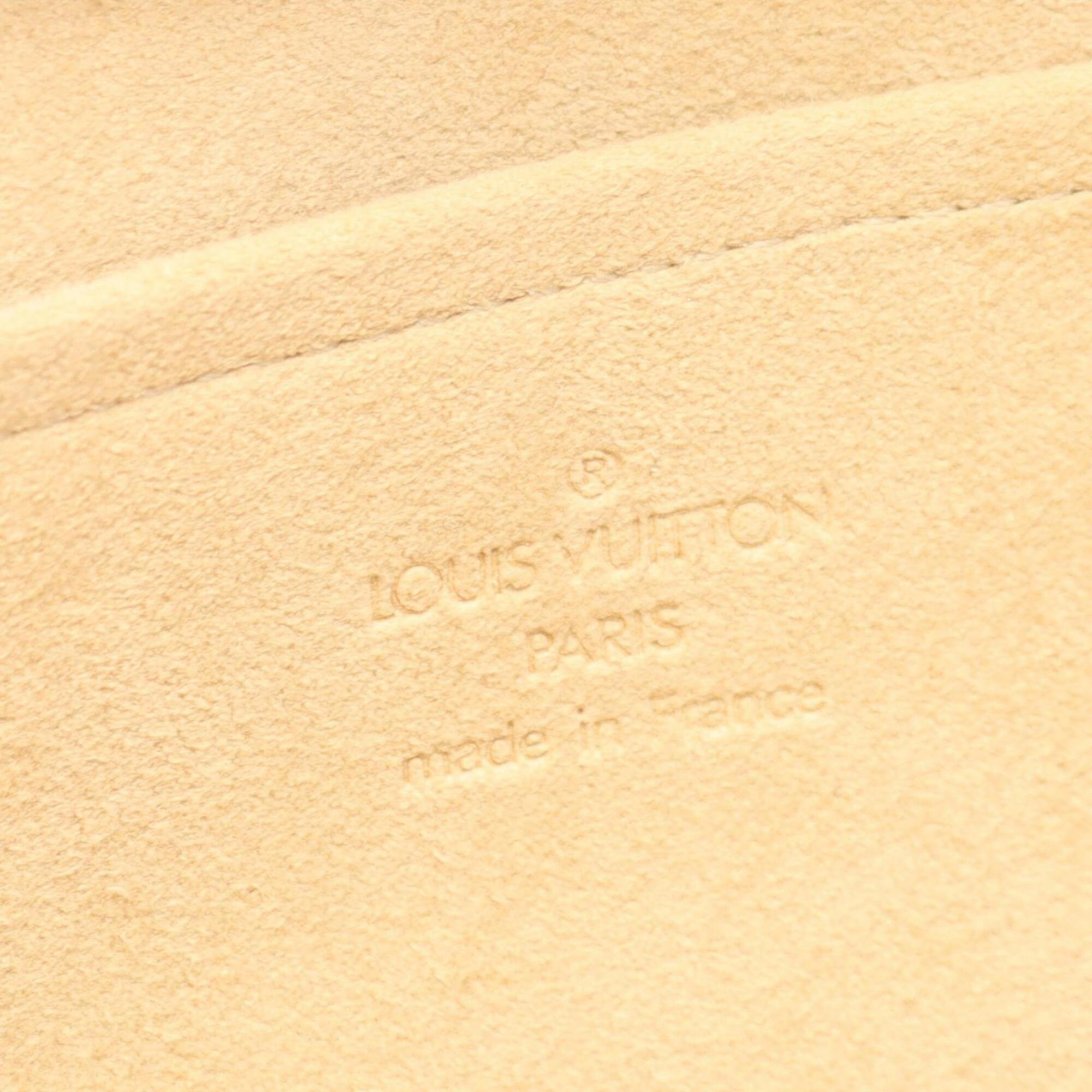 Louis Vuitton Brown Monogram Coated Canvas Leather Monogram Handbag Pochette Shoulder Bag (Pre-Owned)
