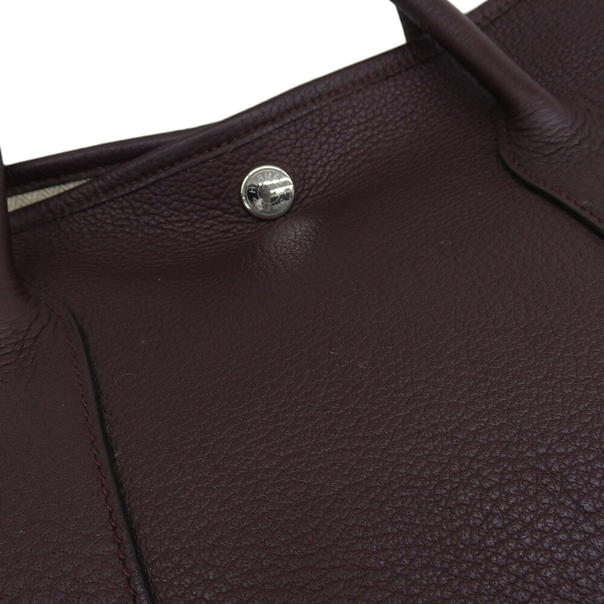 Hermes Bordeaux Negonda Leather Tote Bag (Pre-Owned)