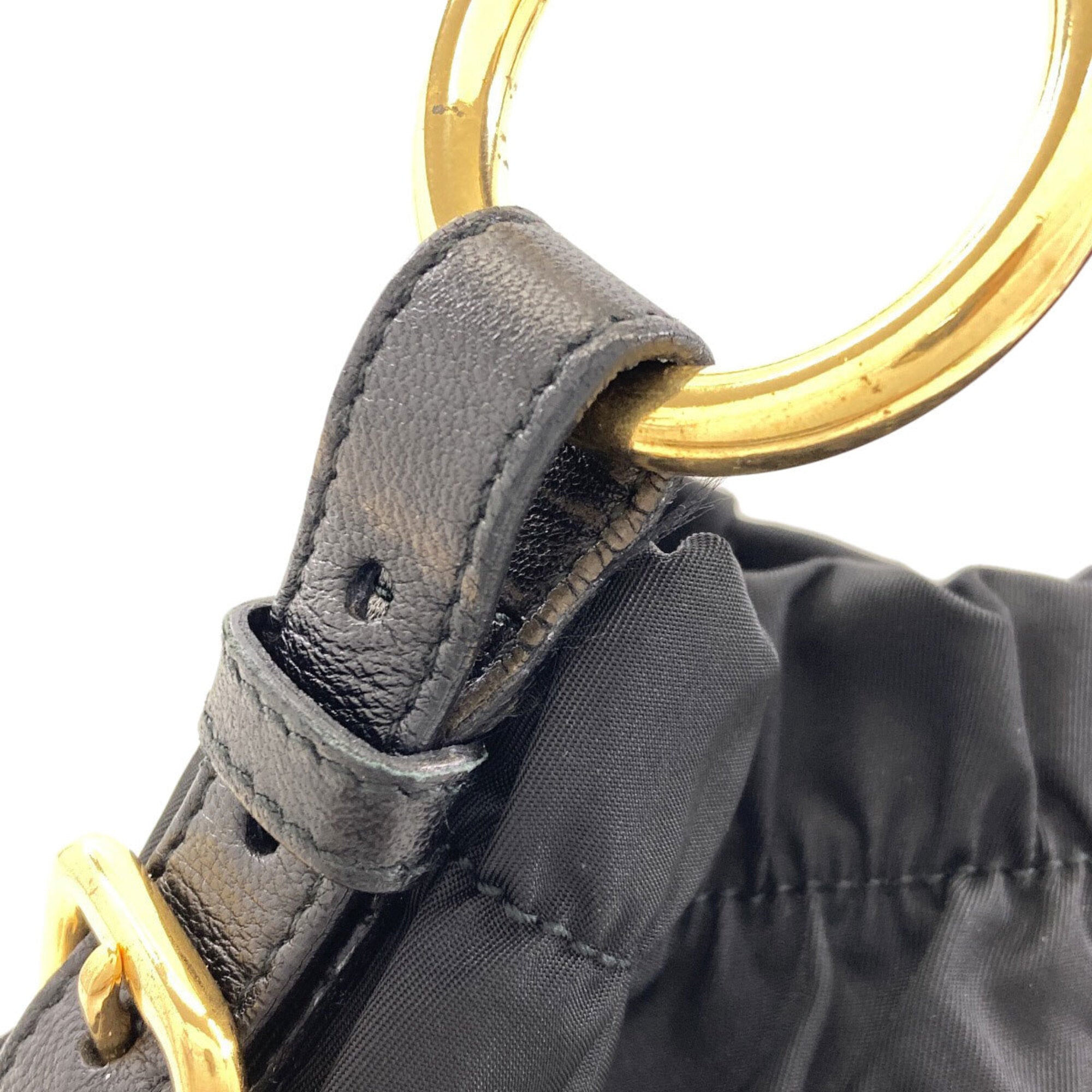 Prada Black Nylon Handbag (Pre-Owned)