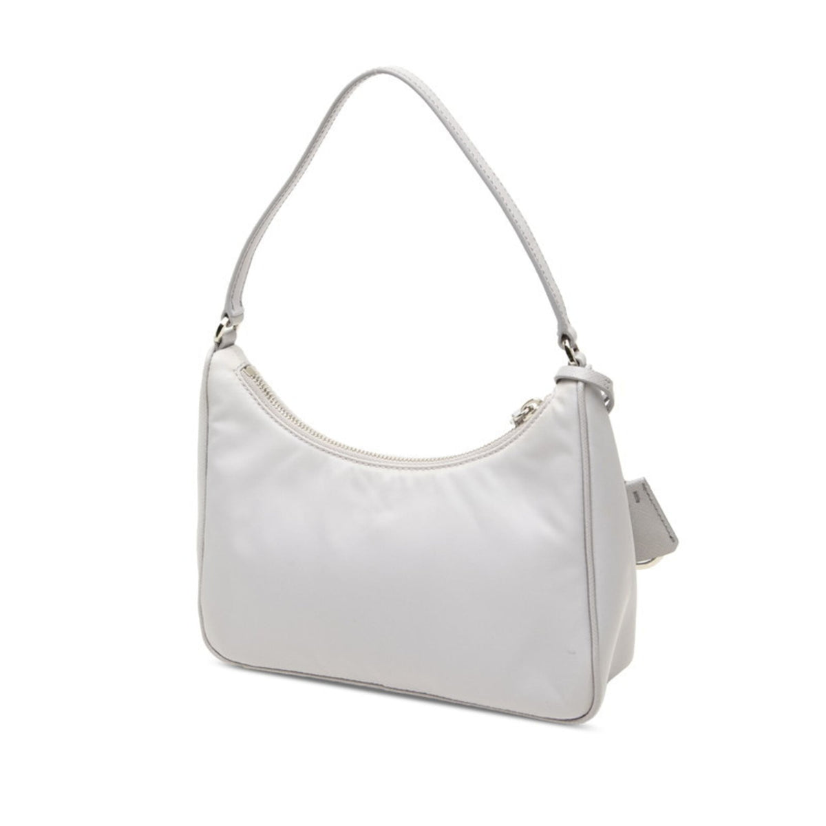 Prada Light Purple Nylon Leather Shoulder Bag (Pre-Owned)