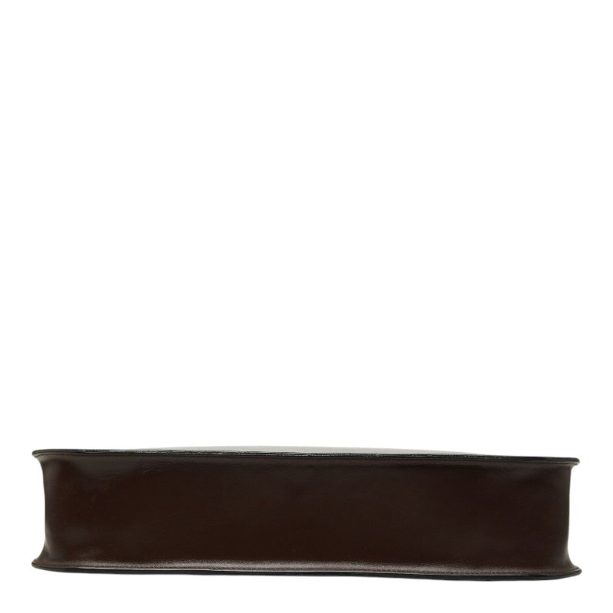 Chanel Brown Leather Pouch Tote Bag (Pre-Owned)