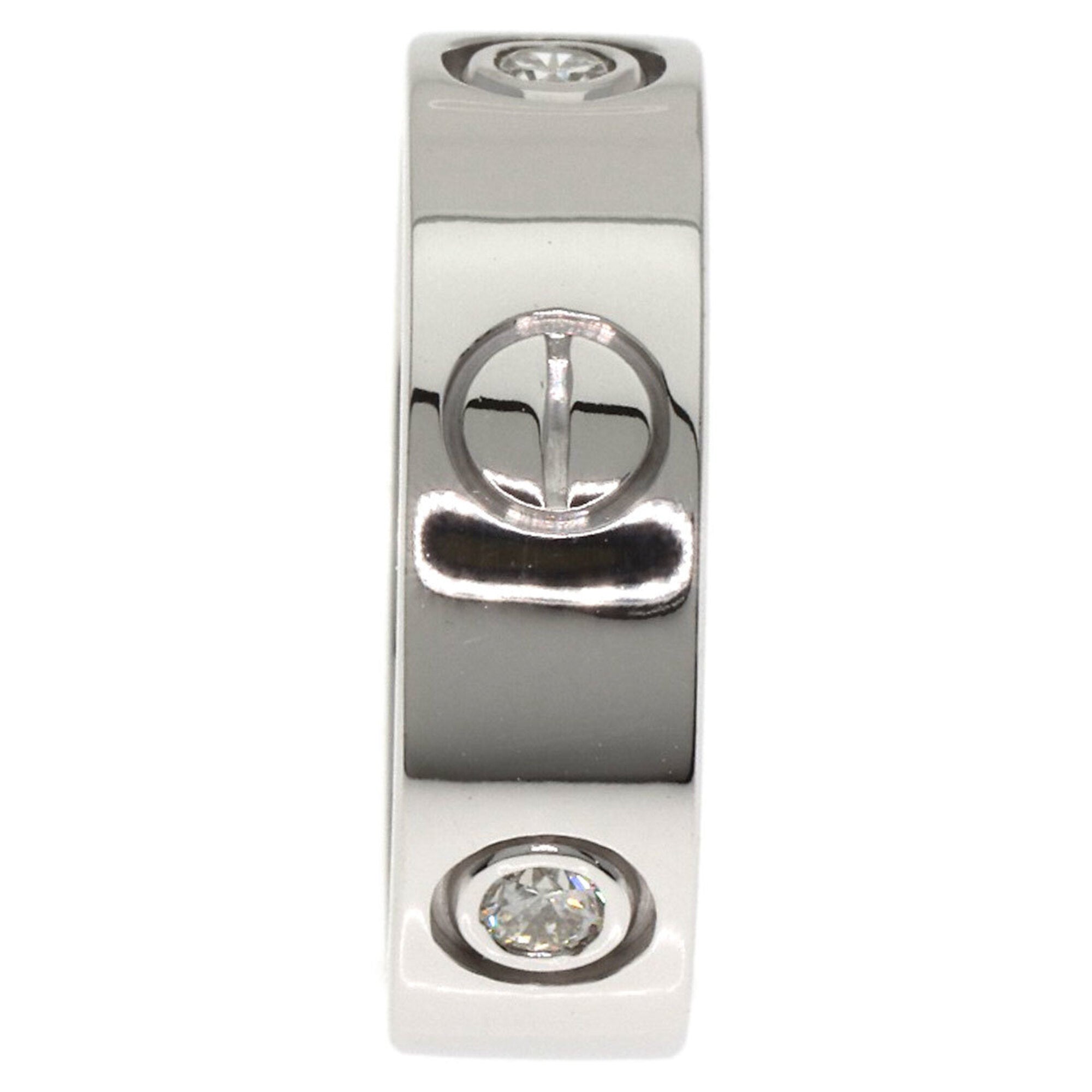 Cartier White Gold White Gold (18K) Band Ring (Pre-Owned)