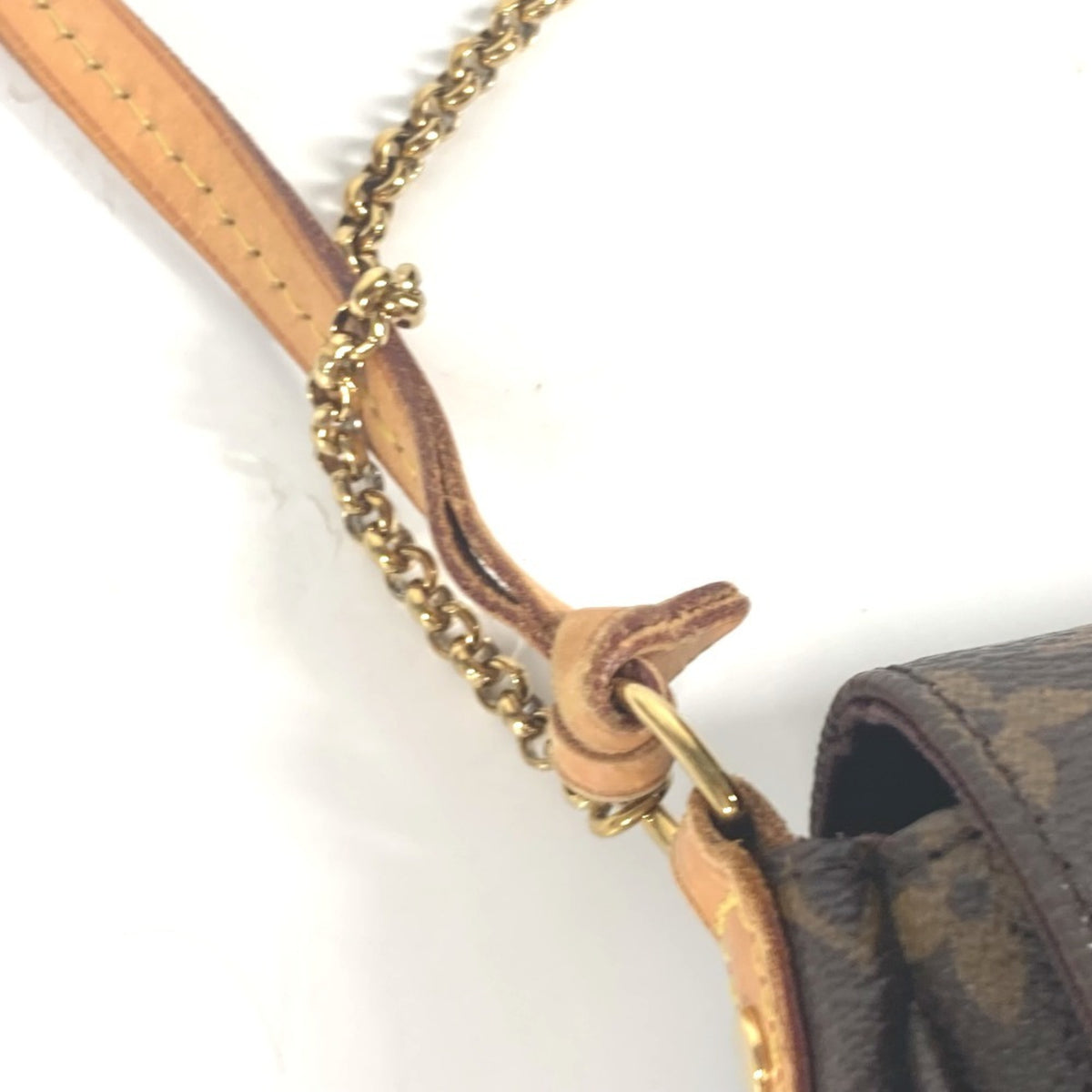 Louis Vuitton Brown Monogram Shoulder Bag (Pre-Owned)
