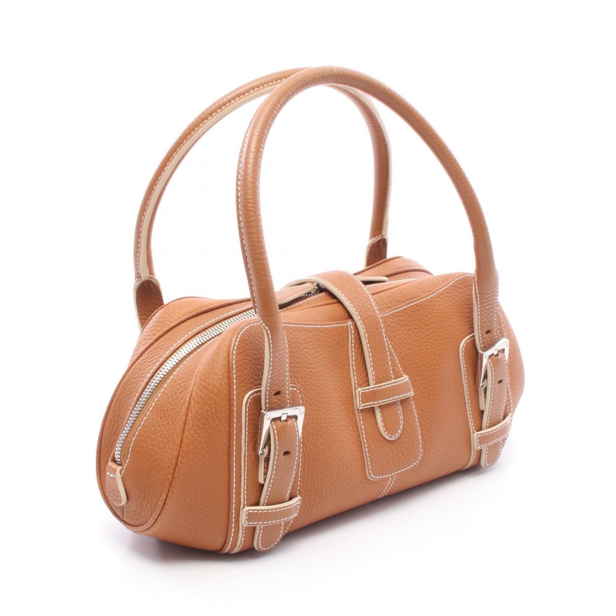 Loewe Senda Brown Leather Handbag (Pre-Owned)