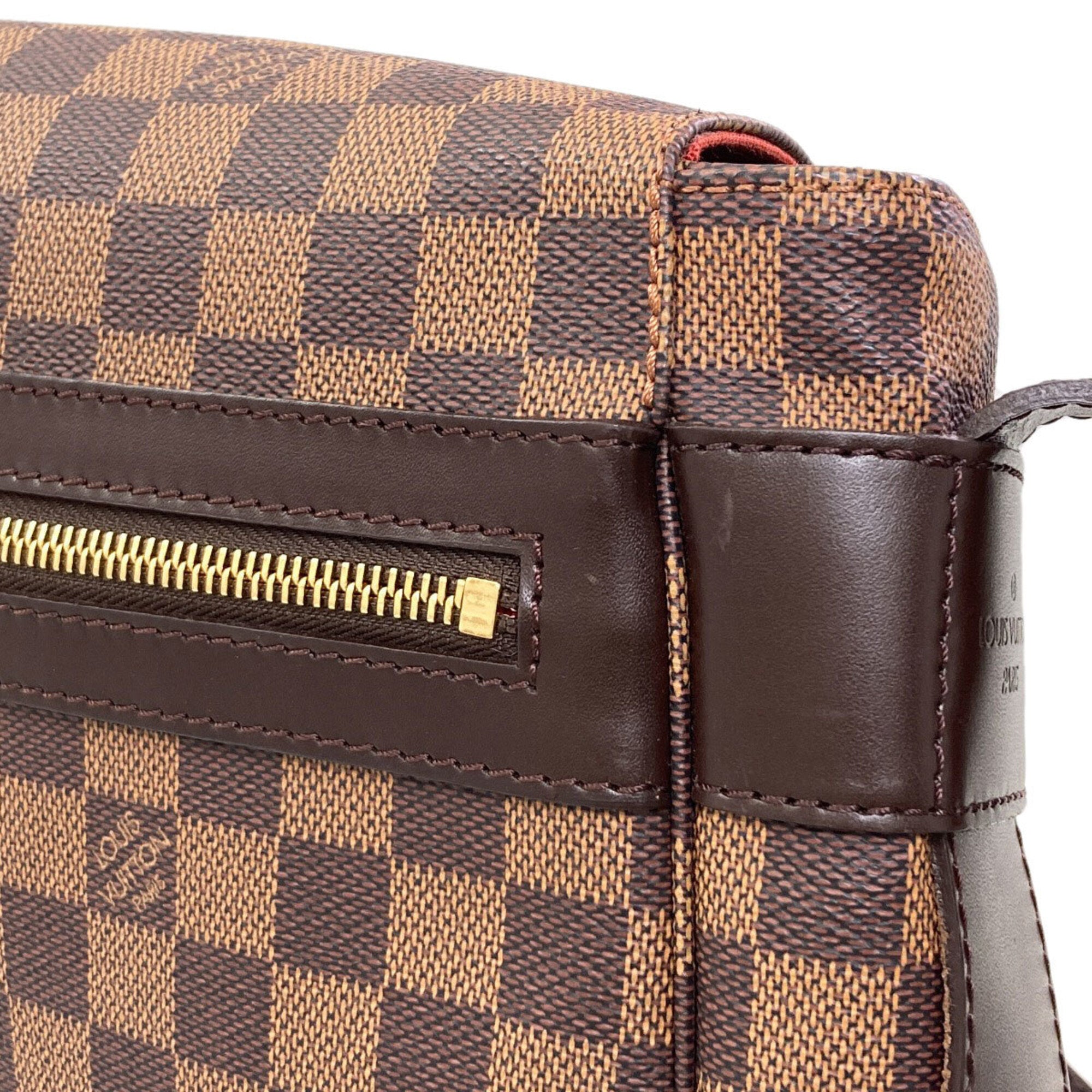 Louis Vuitton Damier Damier Canvas Ebene Damier Canvas Shoulder Bag (Pre-Owned)