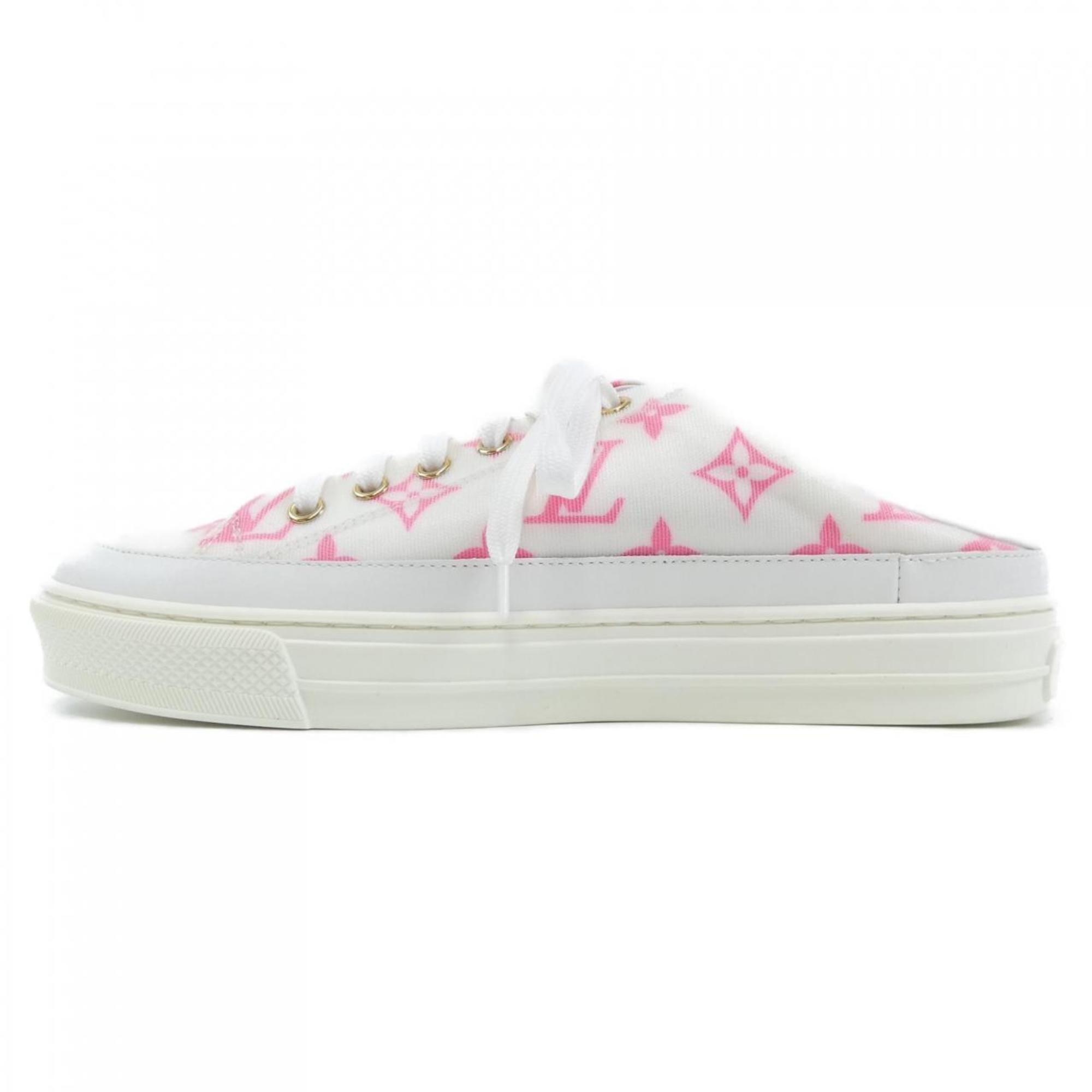 Louis Vuitton Pink White Sneakers (Pre-Owned)