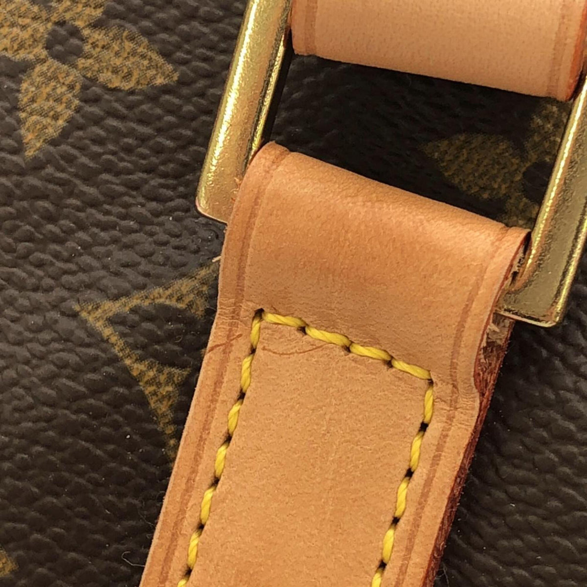 Louis Vuitton Monogram Marron Coated Canvas Handbag (Pre-Owned)