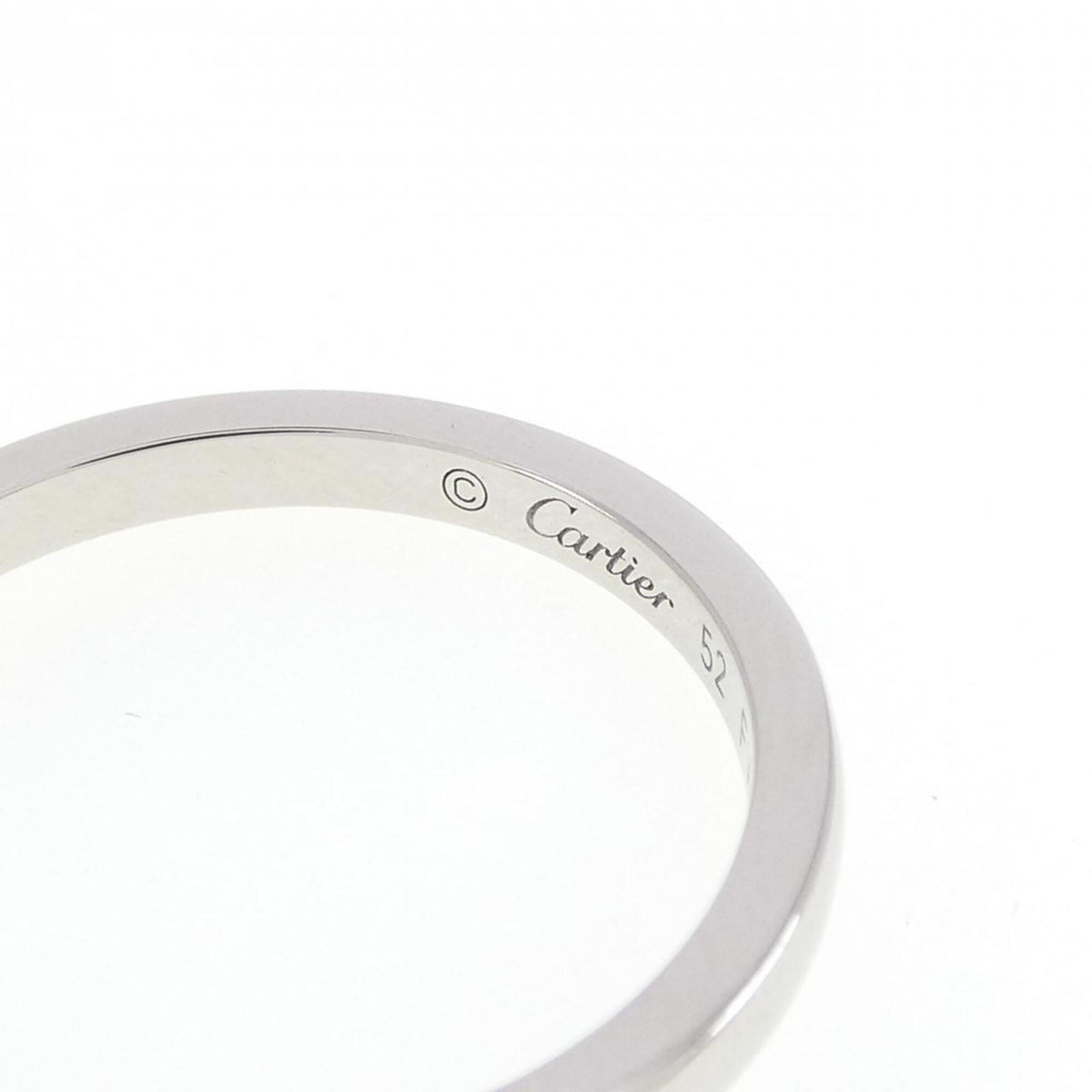 Cartier Platinum 950 Band Ring (Pre-Owned)
