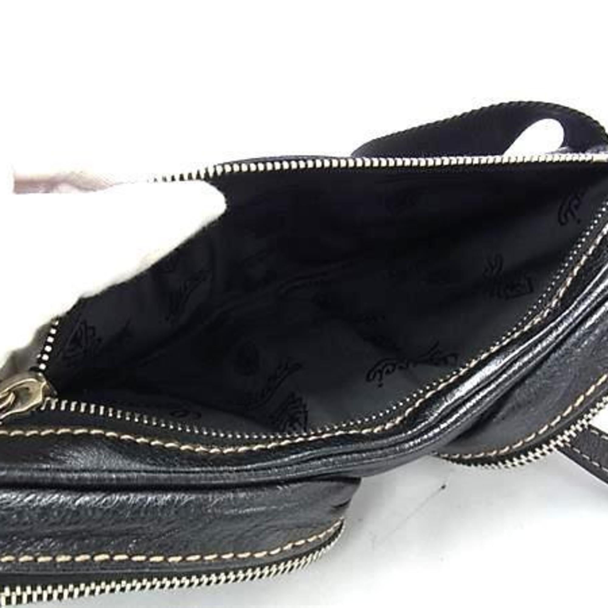 Gucci Black Leather Fanny Pack Sling Bag (Pre-Owned)