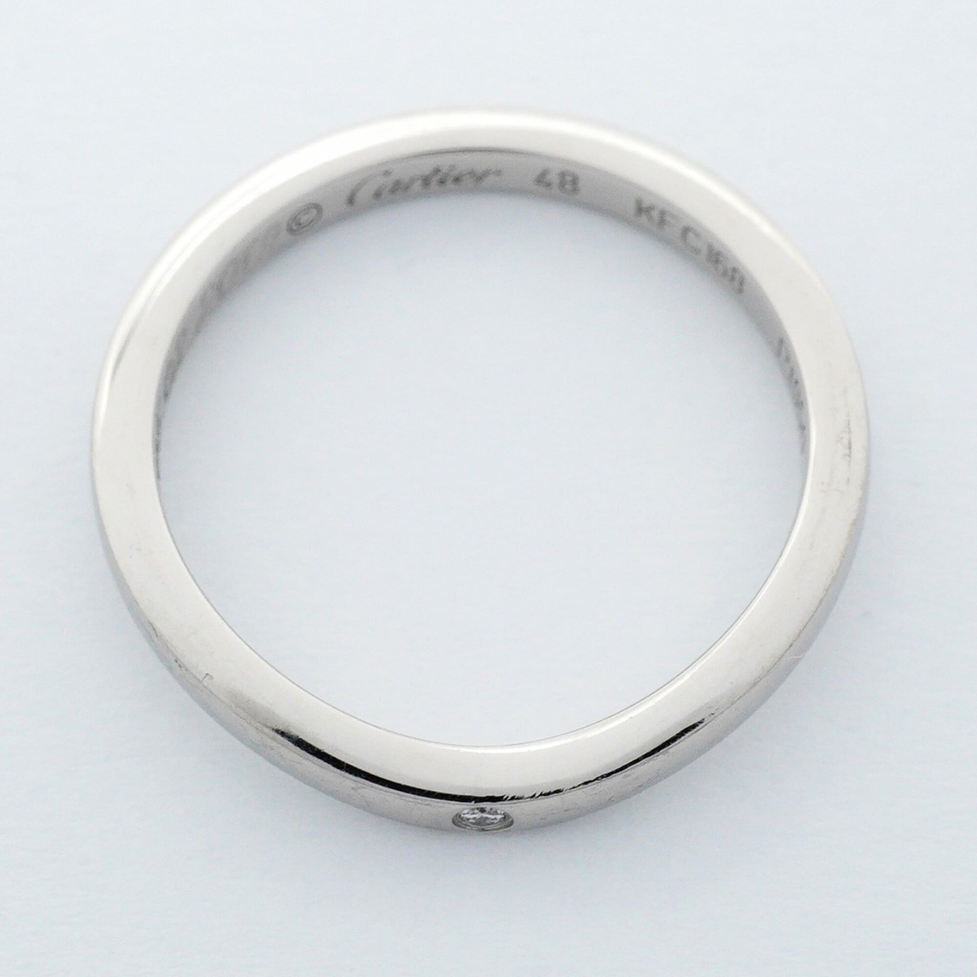 Cartier Platinum 950 Band Ring (Pre-Owned)