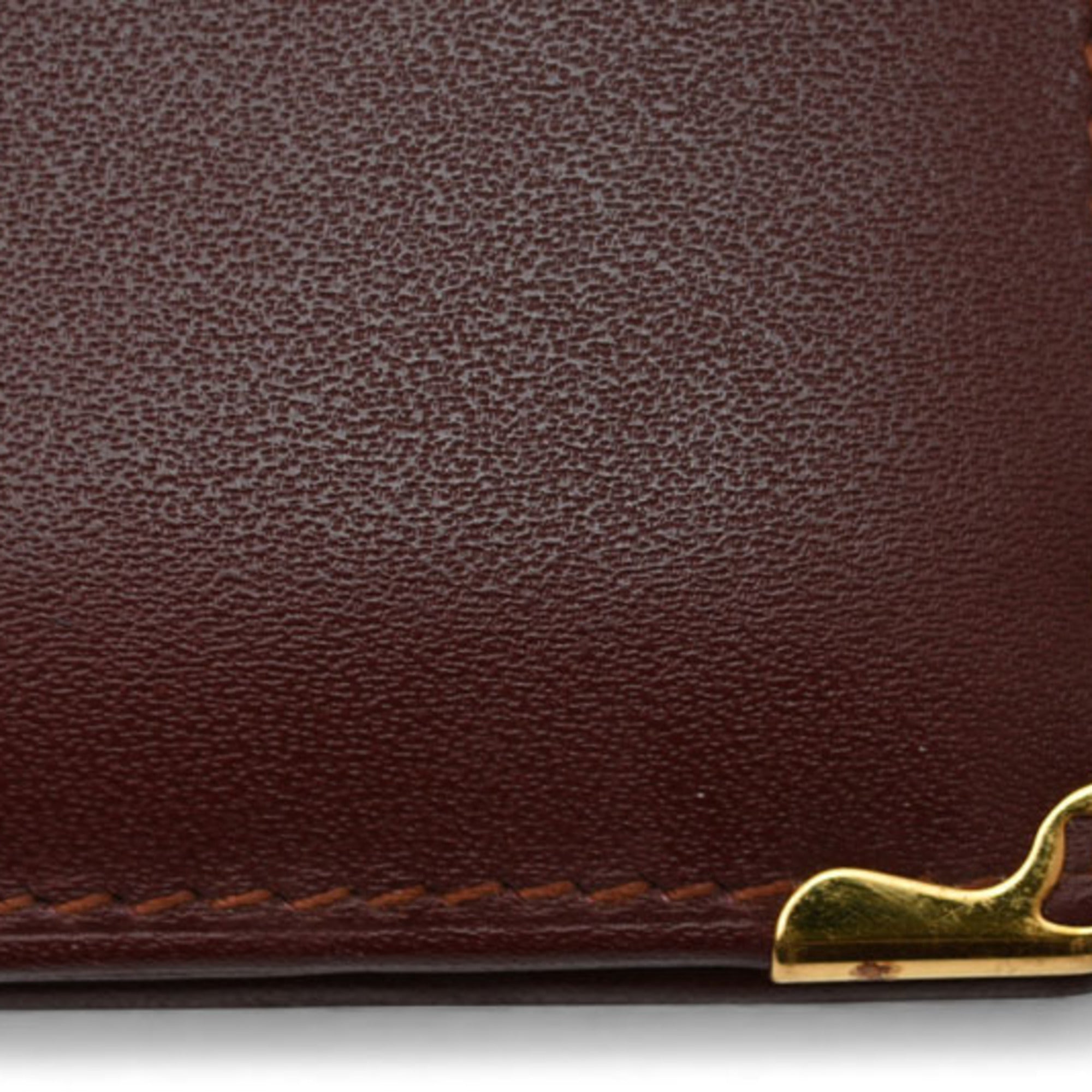 Cartier Must Bordeaux Wallet (Bi-Fold) (Pre-Owned)