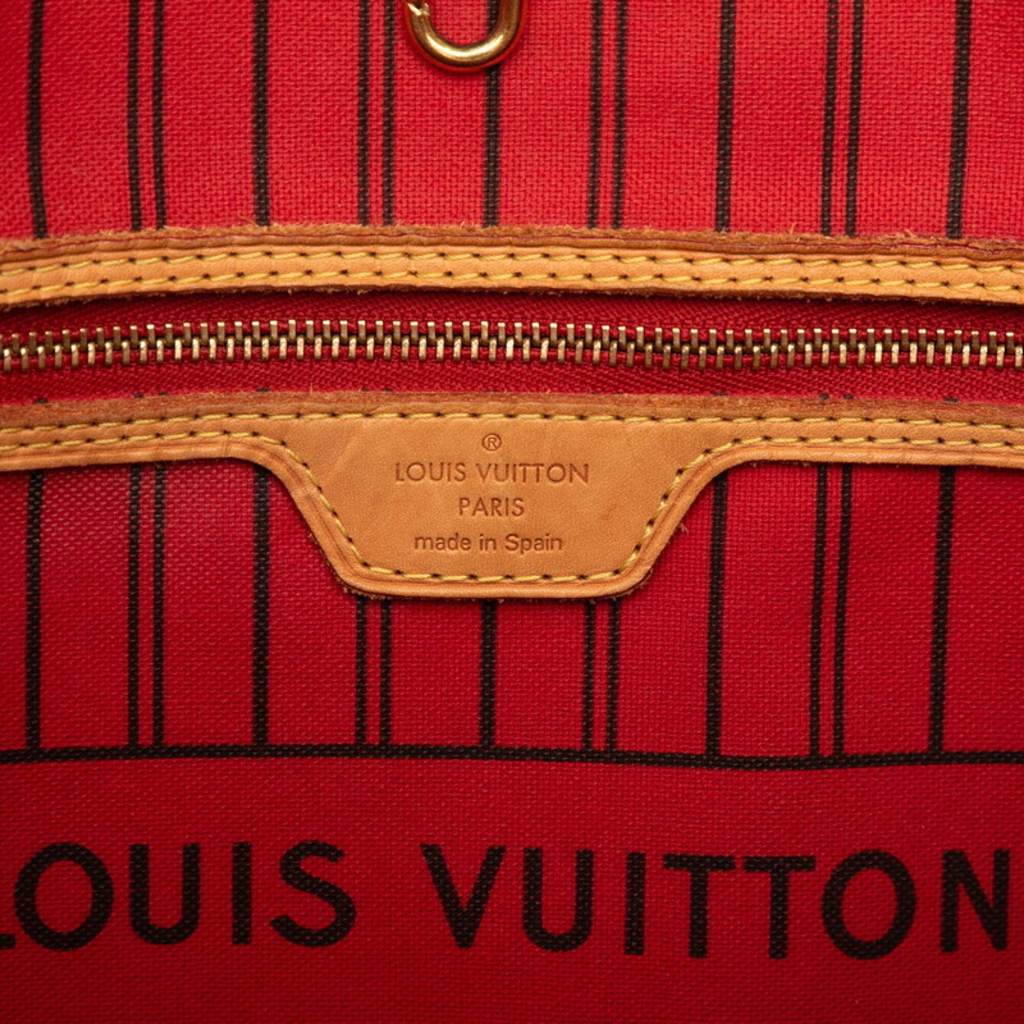 Louis Vuitton Brown Pvc Leather Tote Bag (Pre-Owned)