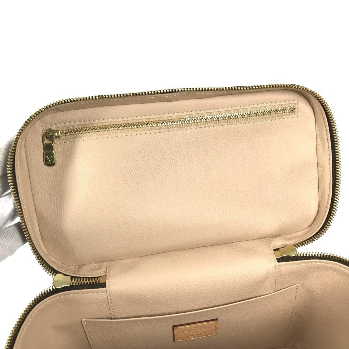 Louis Vuitton Brown Monogram Canvas Handbag Pouch (Pre-Owned)