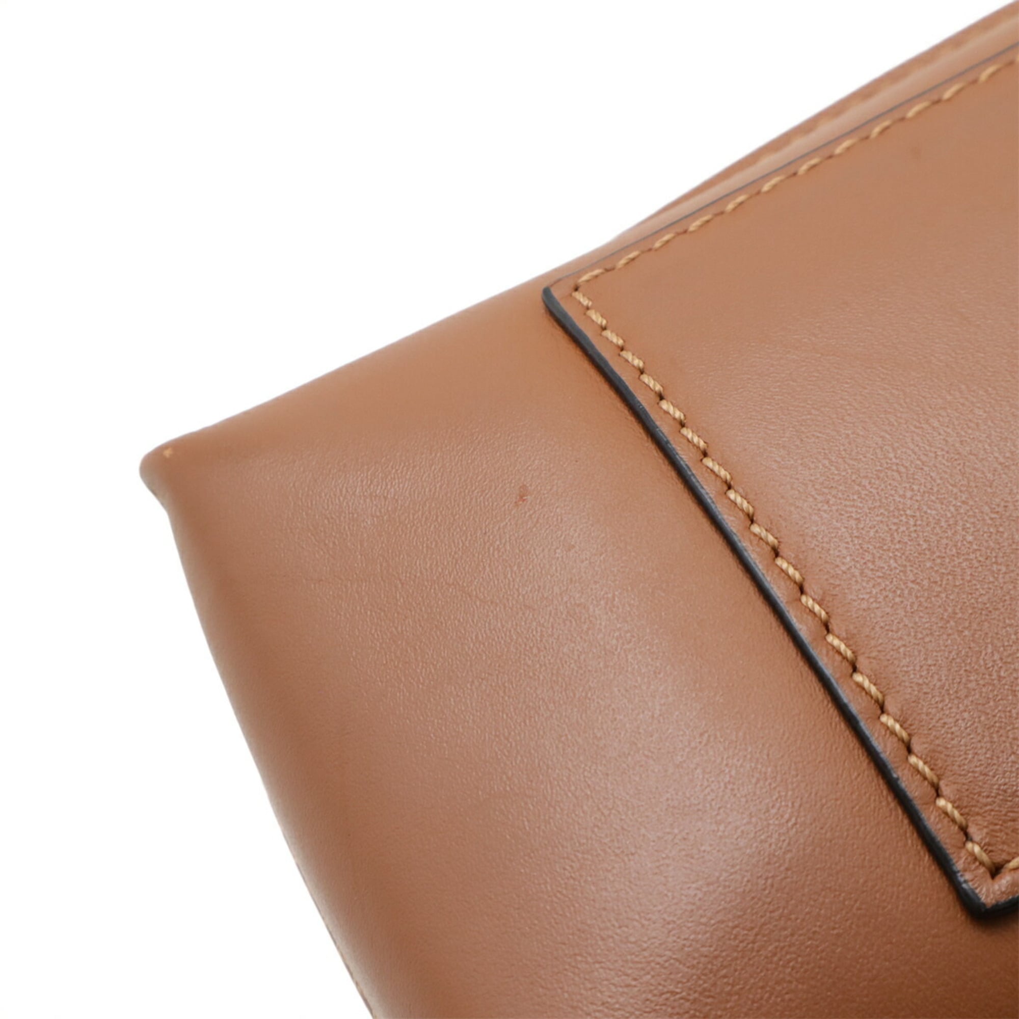 Loewe Black Brown Leather Pochette Pouch Shoulder Bag (Pre-Owned)