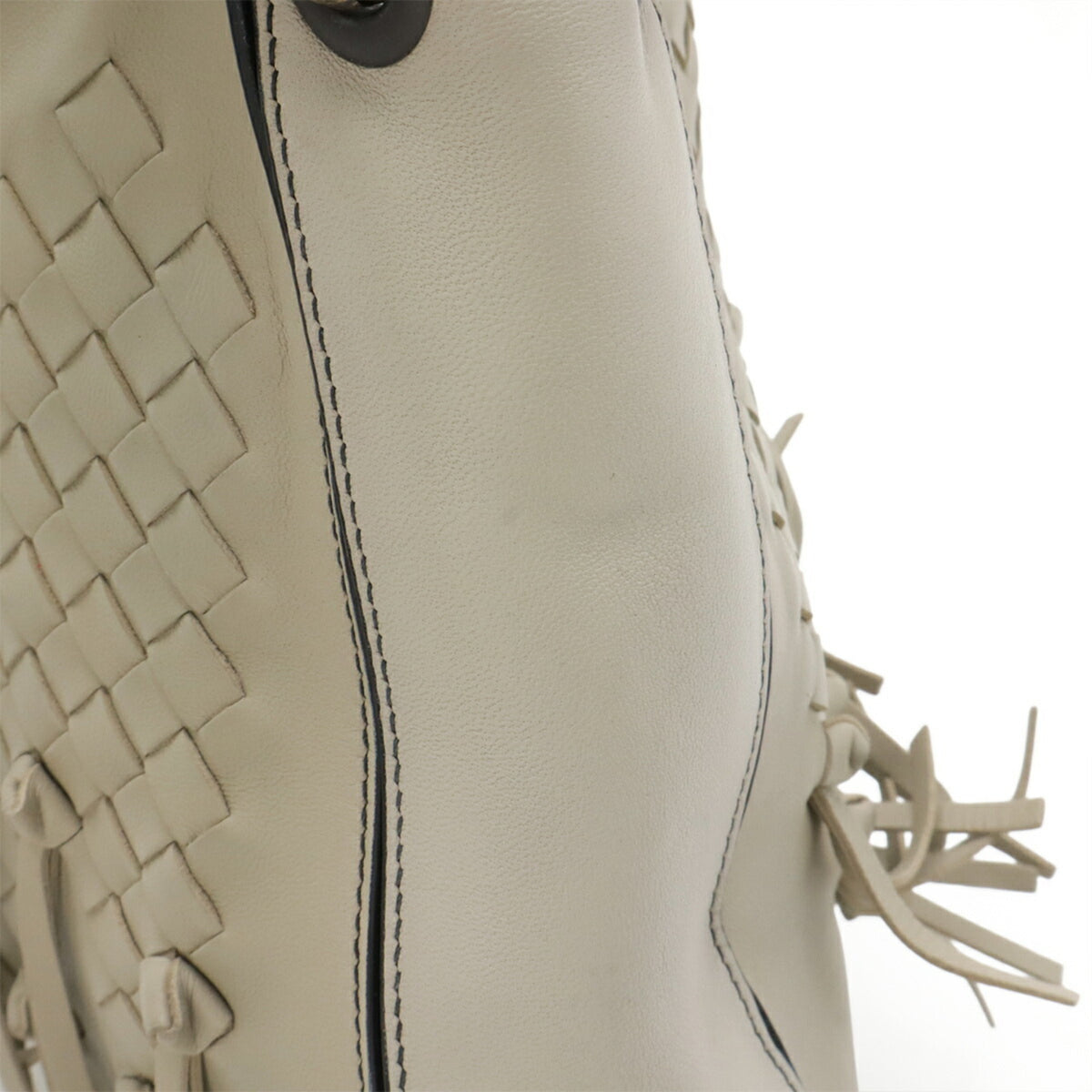 Bottega Veneta Intrecciato Leather Shoulder Bag (Pre-Owned)