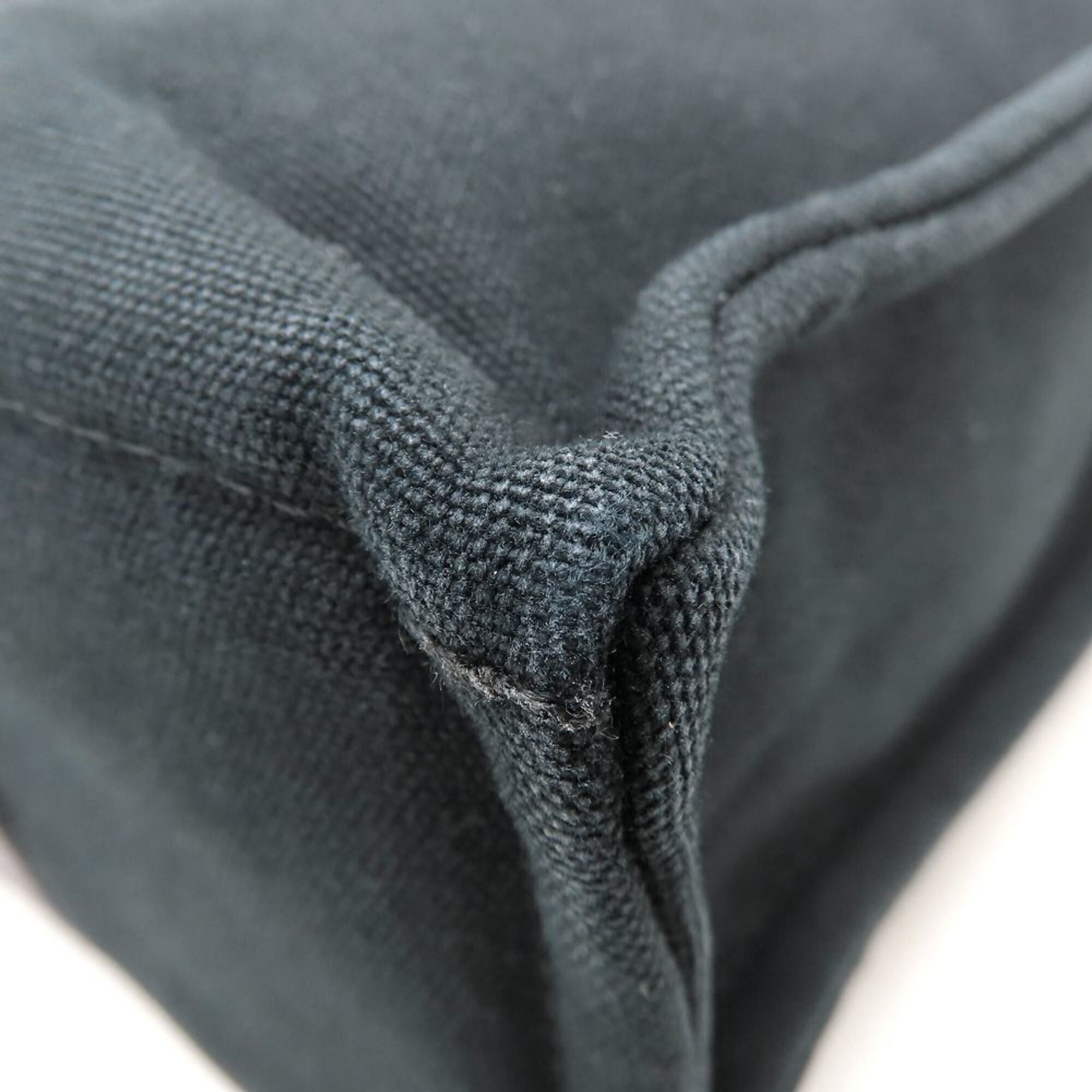 Hermes Black Canvas Handbag (Pre-Owned)
