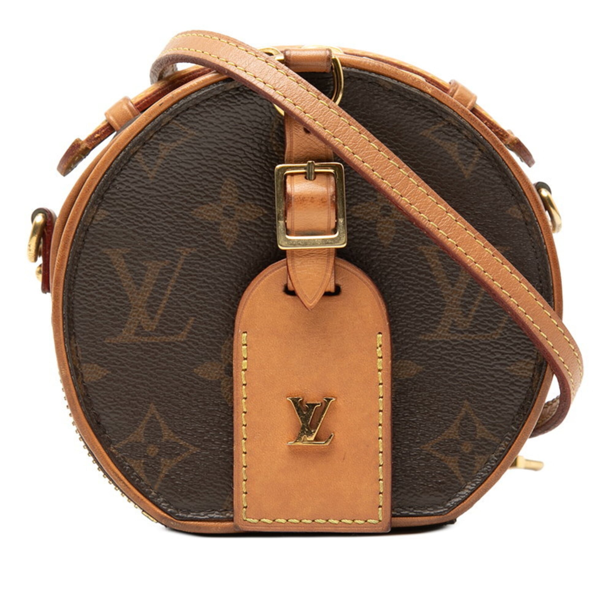 Louis Vuitton Brown Pvc Leather Handbag Shoulder Bag (Pre-Owned)