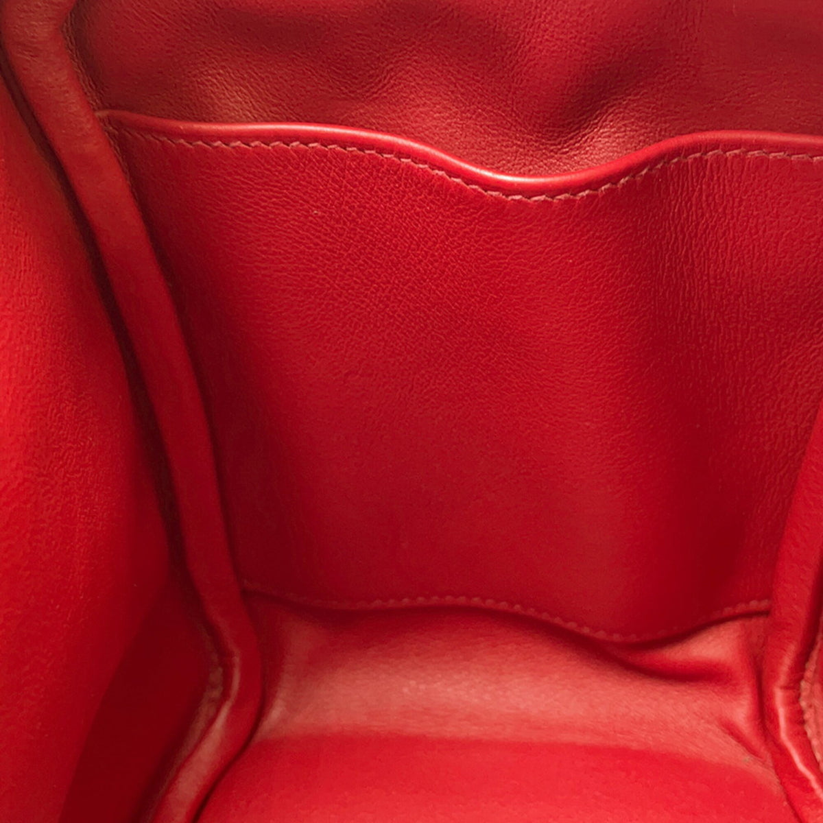 Hermes Red Color Swift Leather Handbag (Pre-Owned)