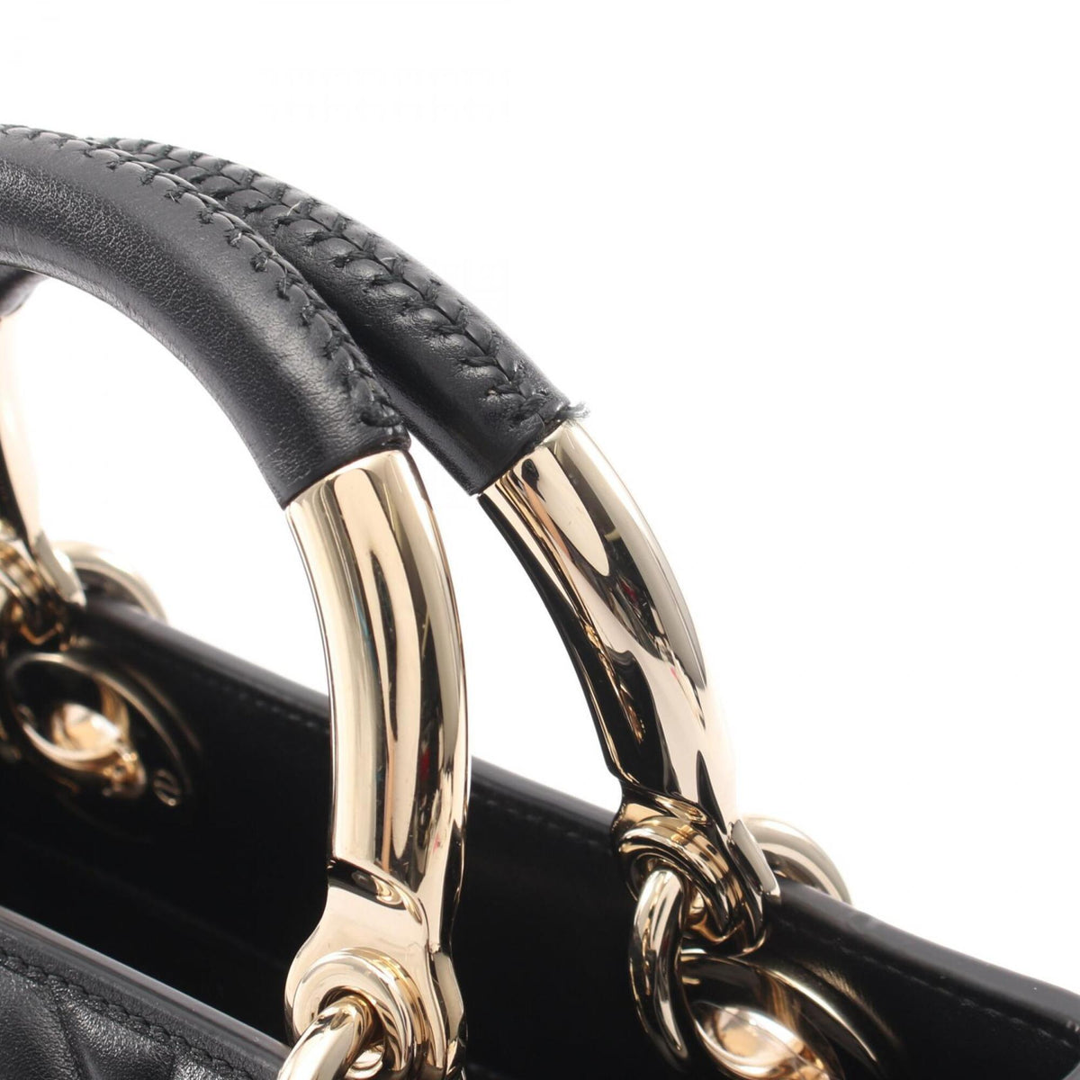 Christian Dior Black Leather Handbag (Pre-Owned)