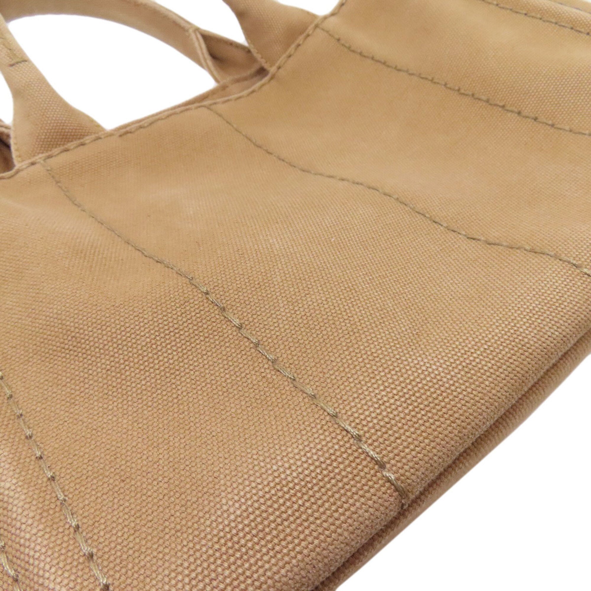 Prada Brown Canvas Handbag (Pre-Owned)