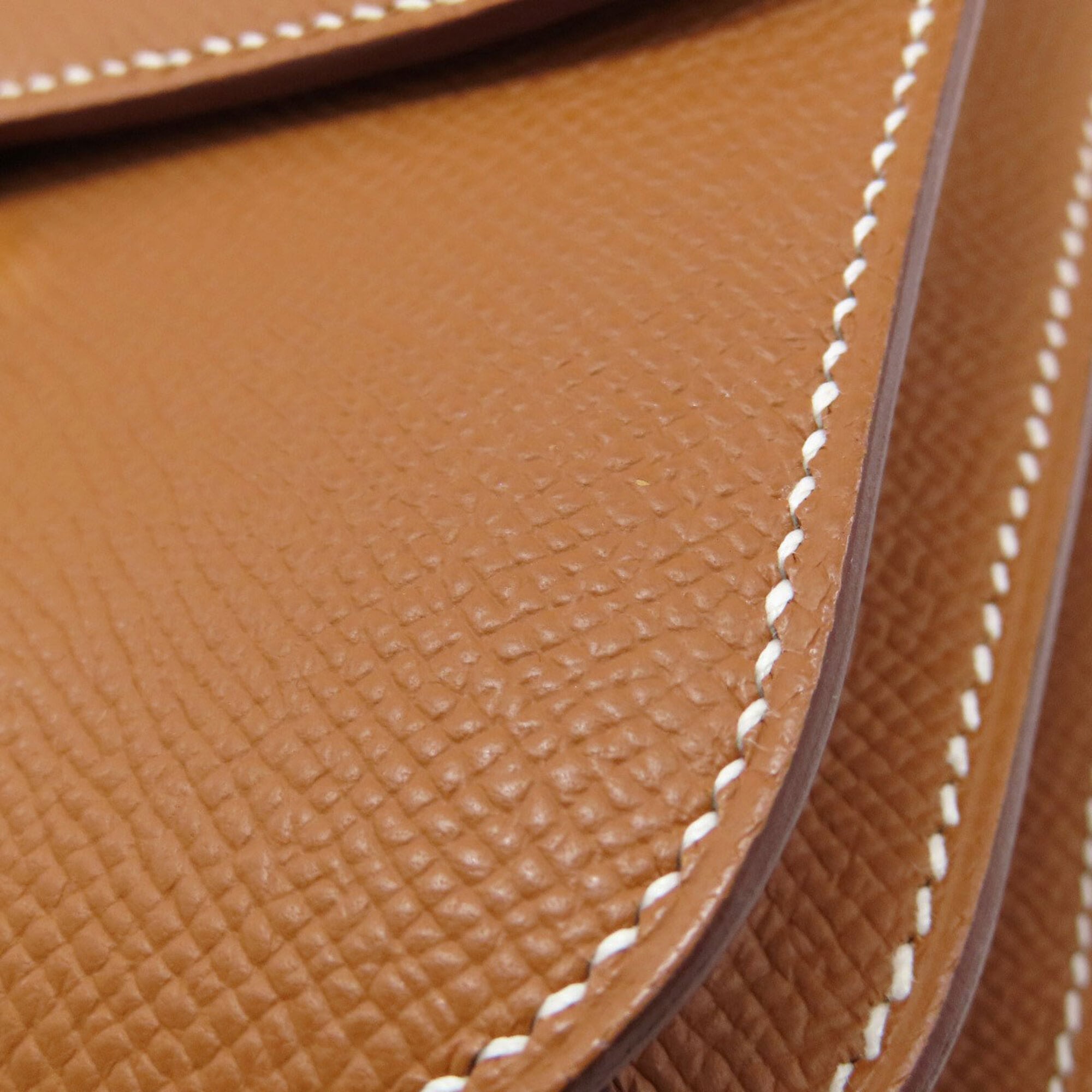 Hermes Gold Epsom Leather Shoulder Bag (Pre-Owned)