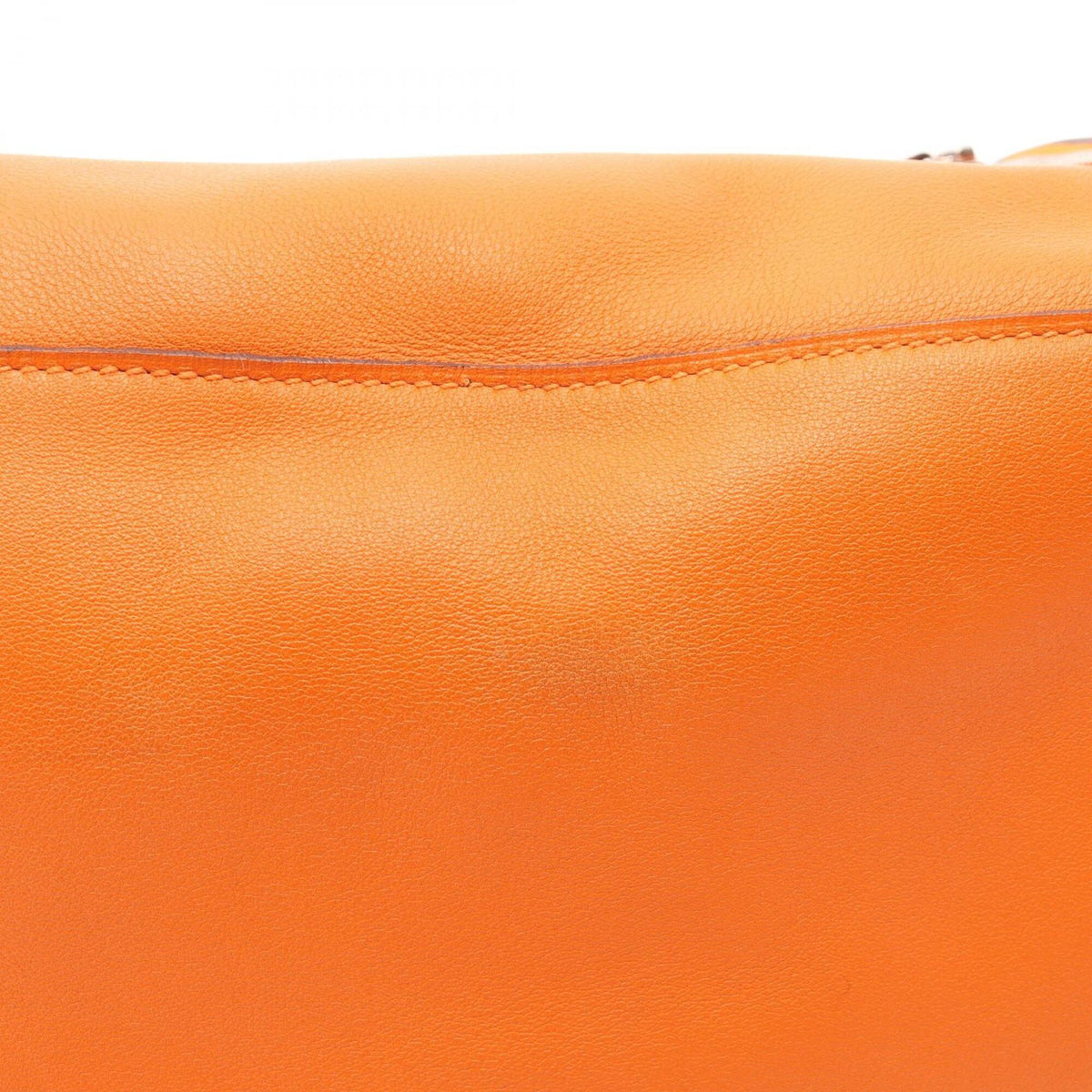 Hermes Orange Swift Leather Handbag Shoulder Bag (Pre-Owned)