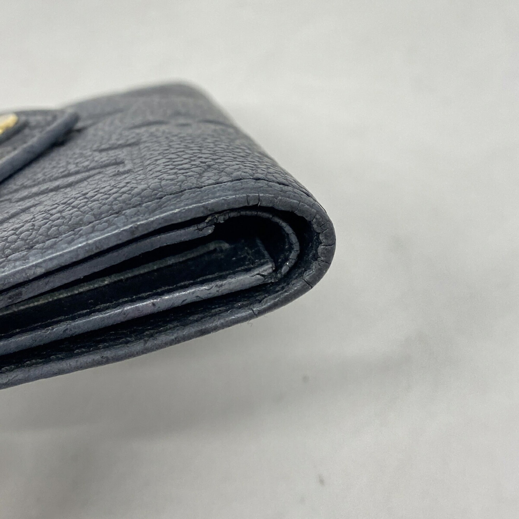 Louis Vuitton Noir Wallet (Tri-Fold) (Pre-Owned)
