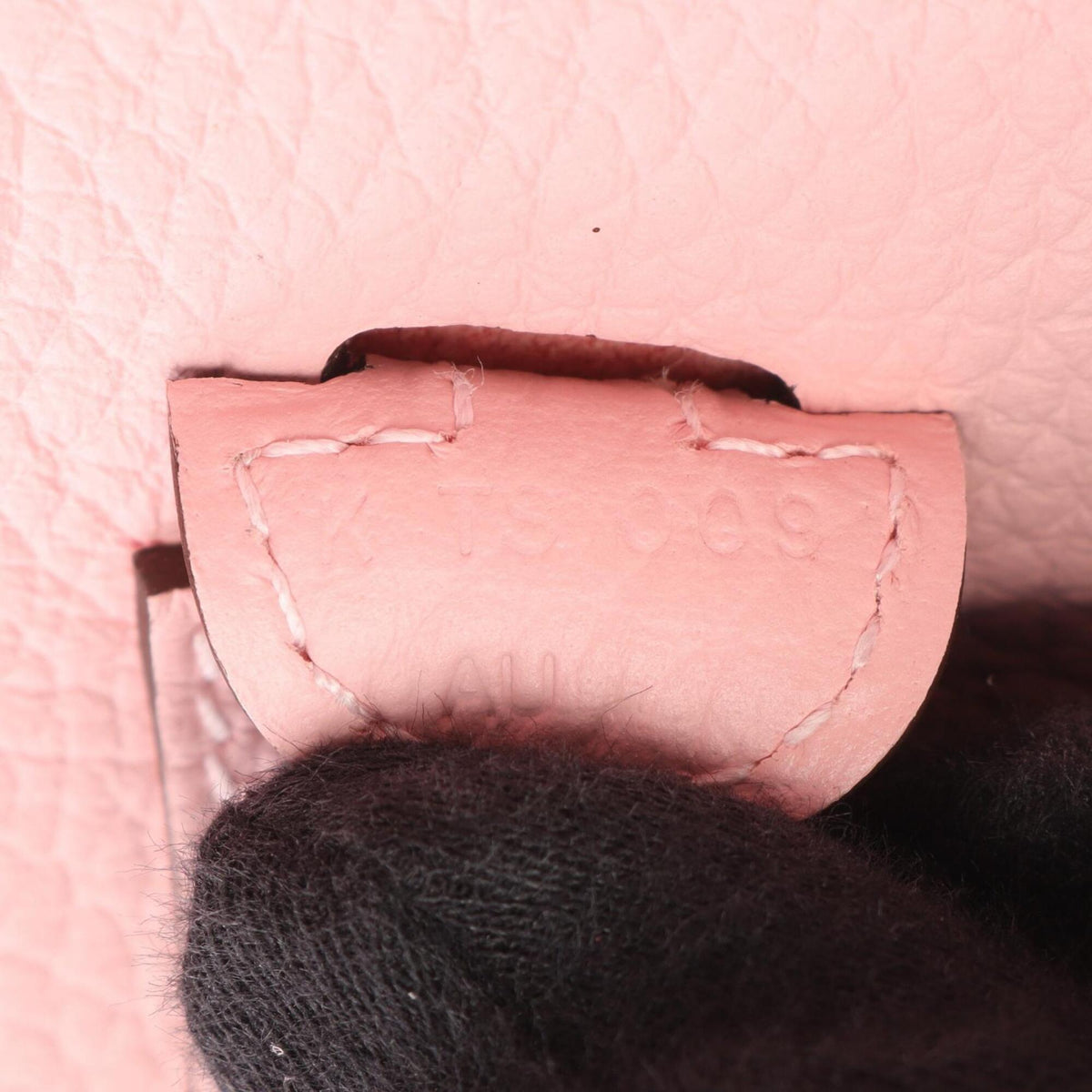 Hermes Pink Taurillon Clemence Leather Handbag Shoulder Bag (Pre-Owned)