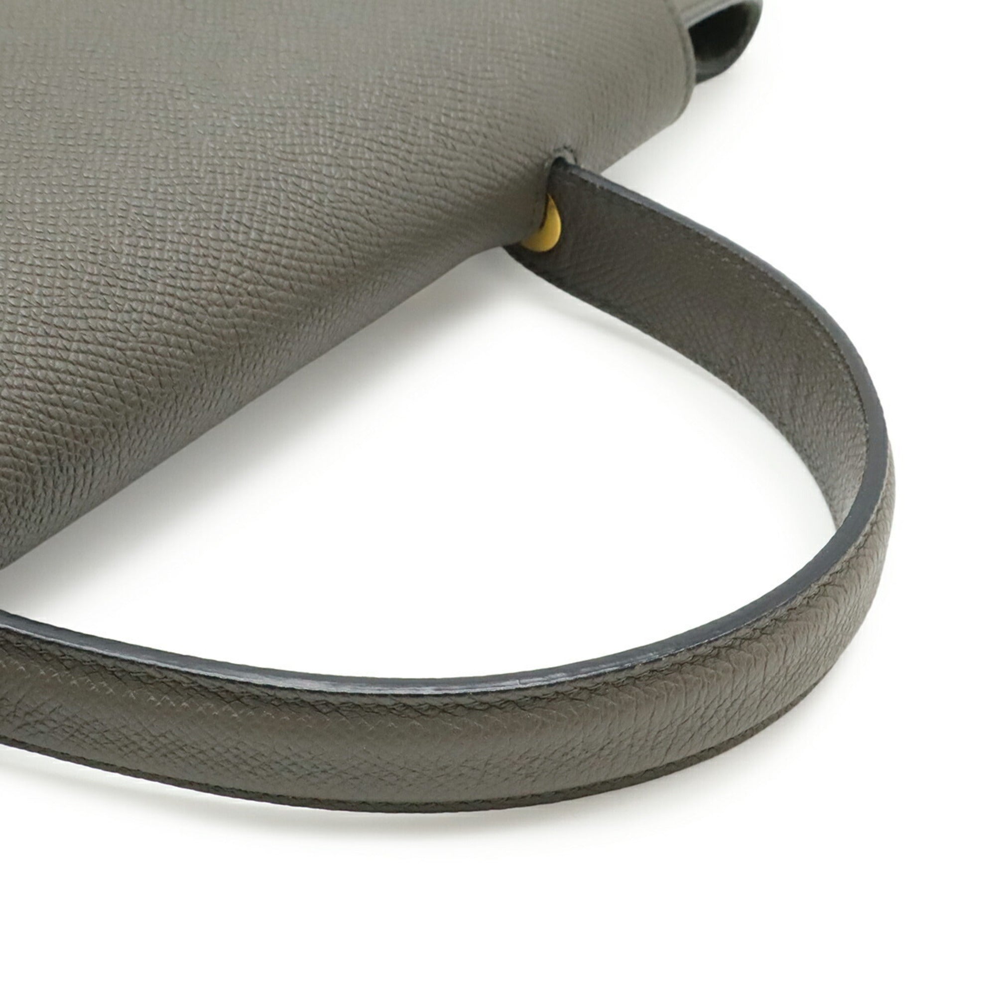Celine Luggage Gray Leather Handbag Shoulder Bag (Pre-Owned)