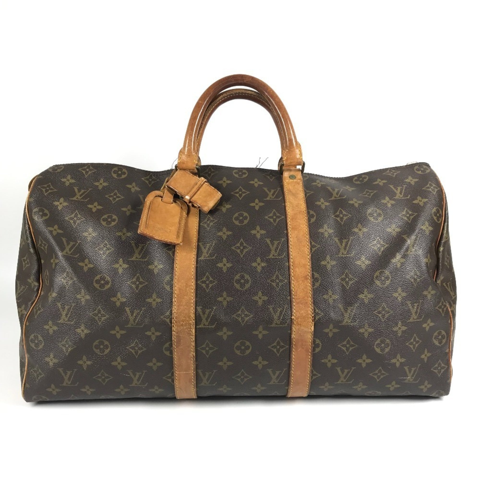 Louis Vuitton Brown Monogram Canvas Boston Bag Handbag (Pre-Owned)