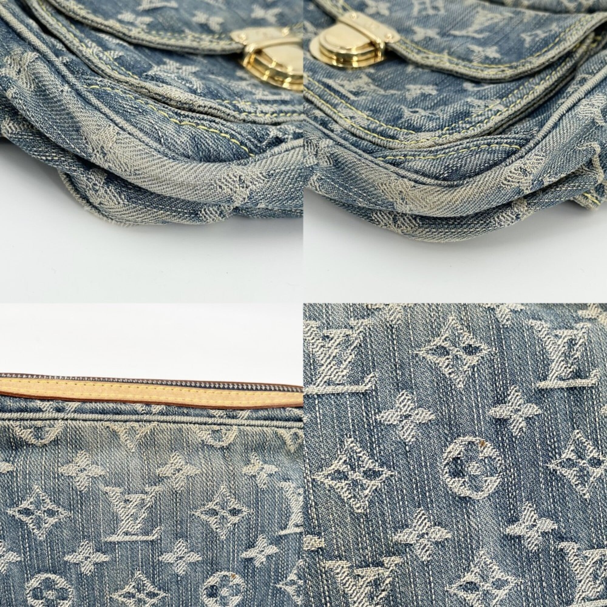 Louis Vuitton Monogram Denim Blue Monogram Denim Fanny Pack (Pre-Owned)