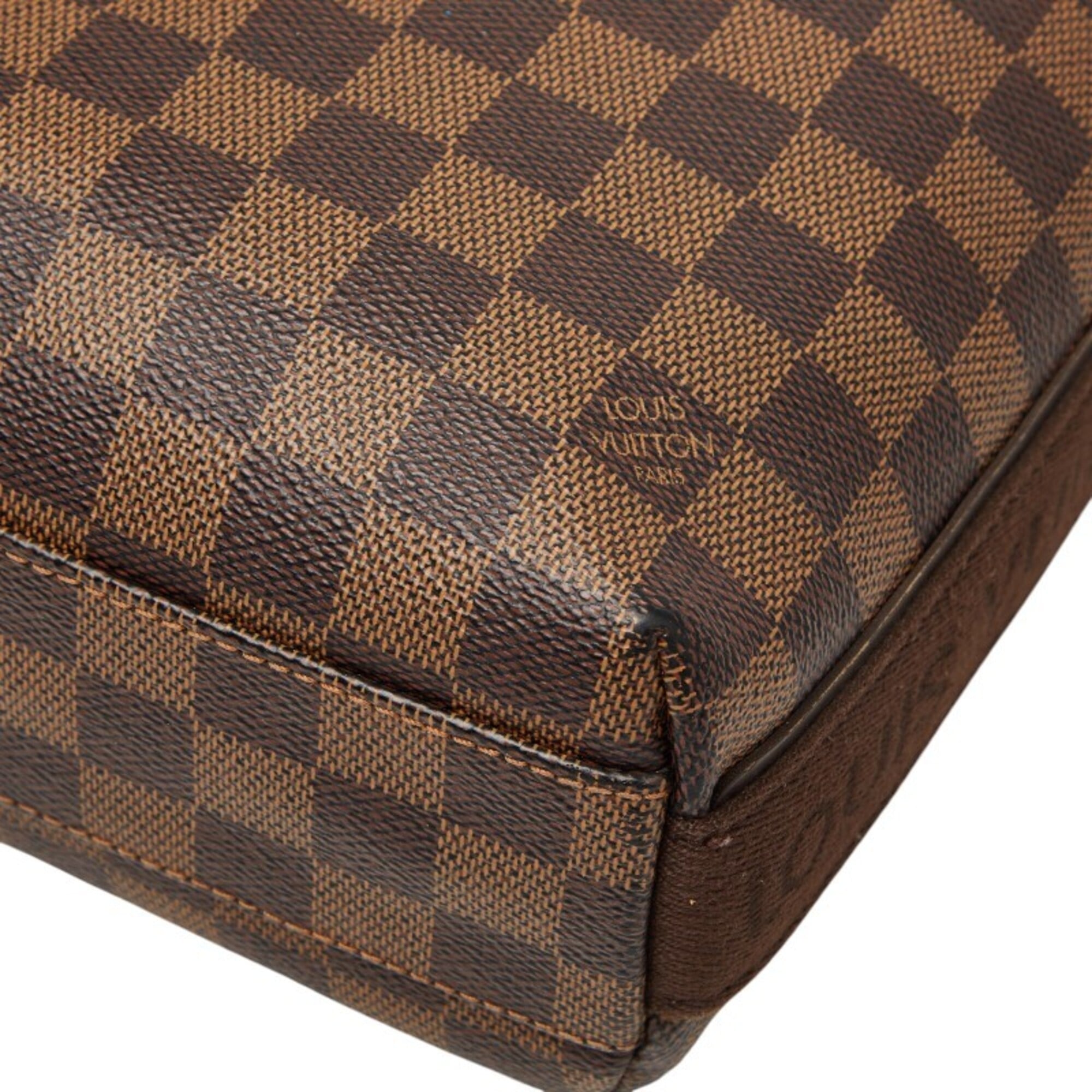 Louis Vuitton Brown Pvc Leather Shoulder Bag (Pre-Owned)