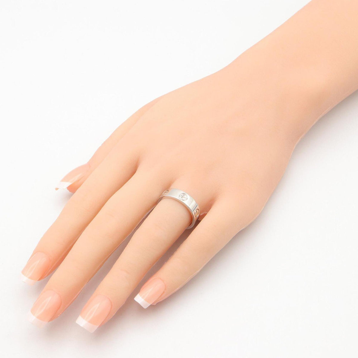 Cartier White Gold White Gold (18K) Band Ring (Pre-Owned)