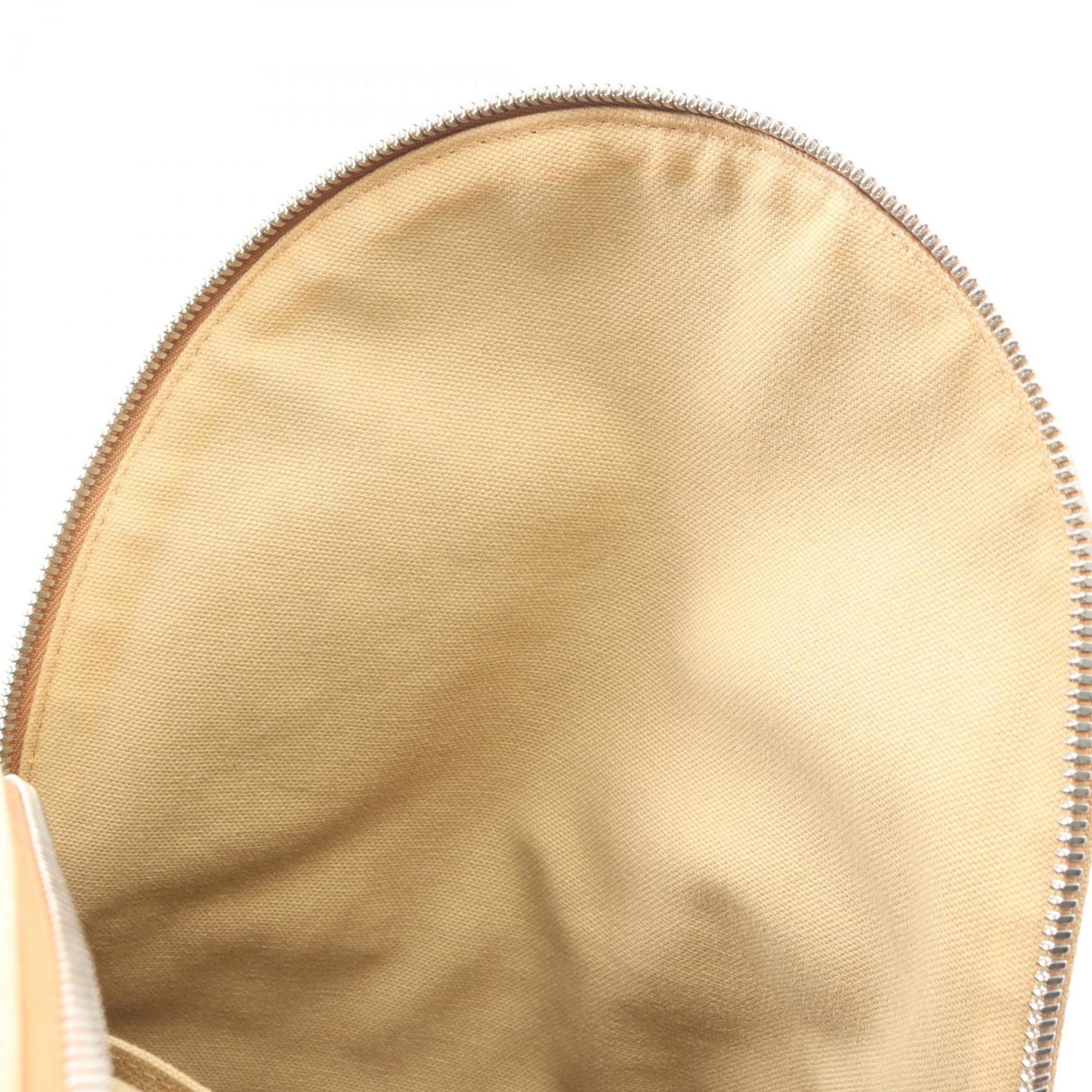 Loewe Beige Canvas Leather Backpack (Pre-Owned)