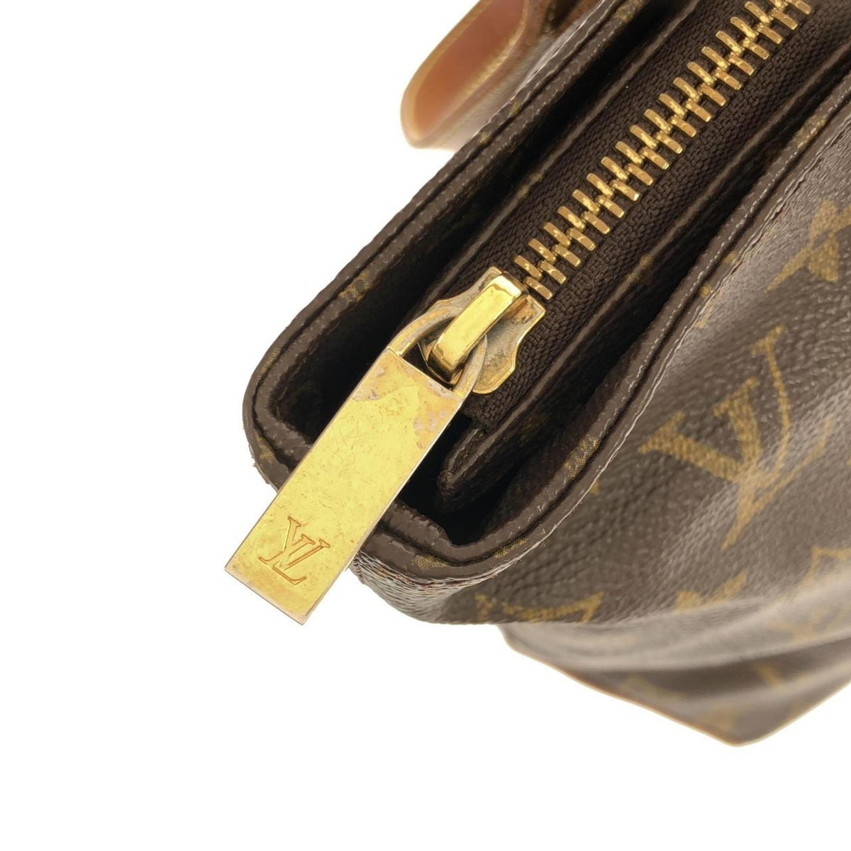 Louis Vuitton Marron Coated Canvas Handbag (Pre-Owned)
