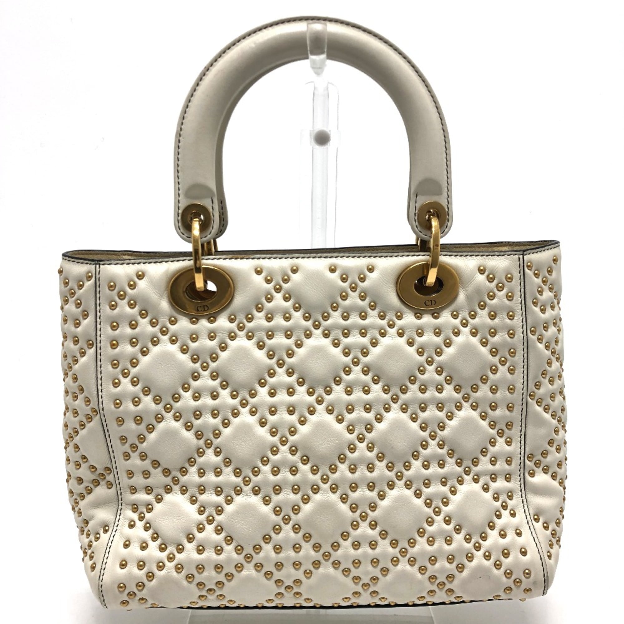 Christian Dior White Leather Handbag (Pre-Owned)