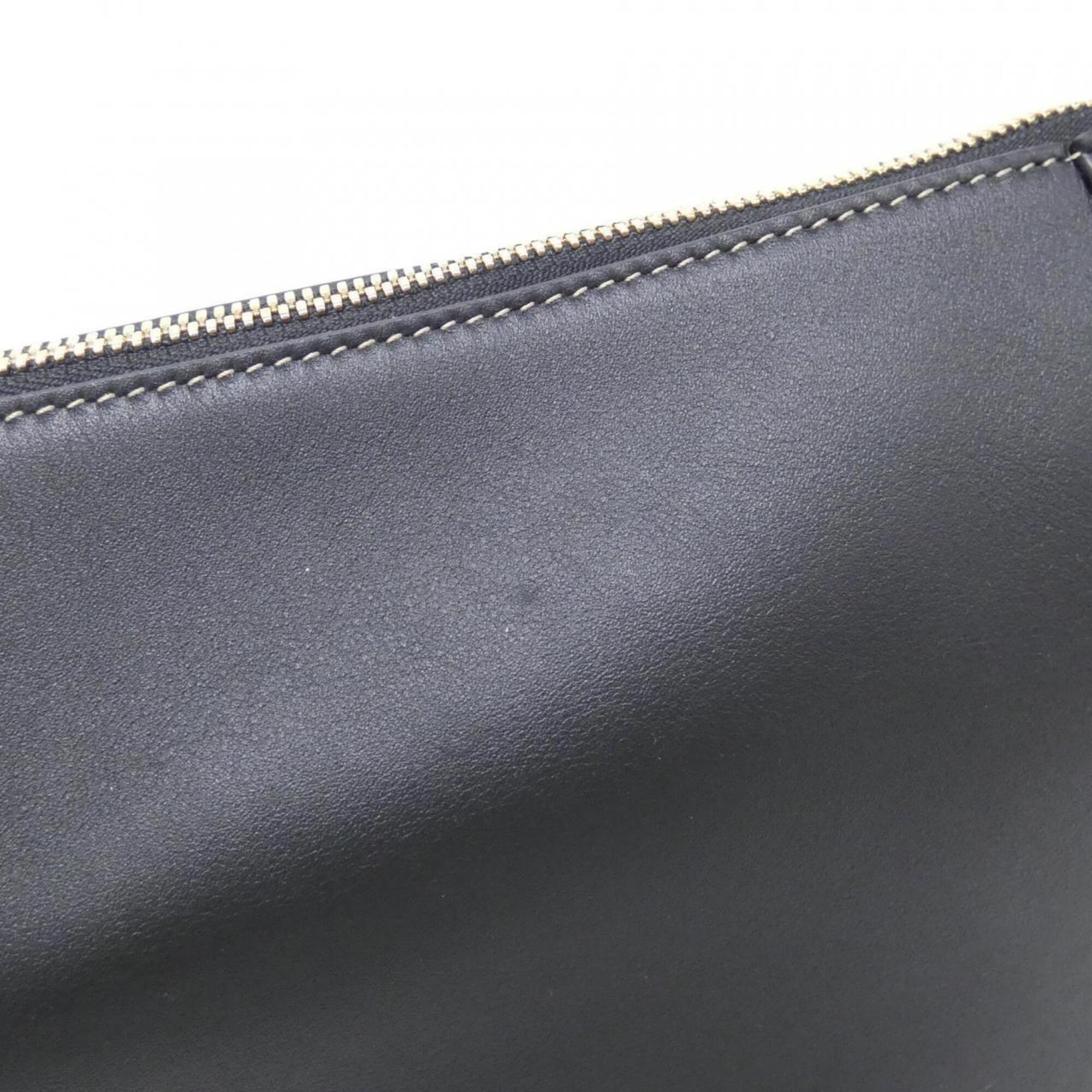 Gucci Black Leather Shoulder Bag (Pre-Owned)