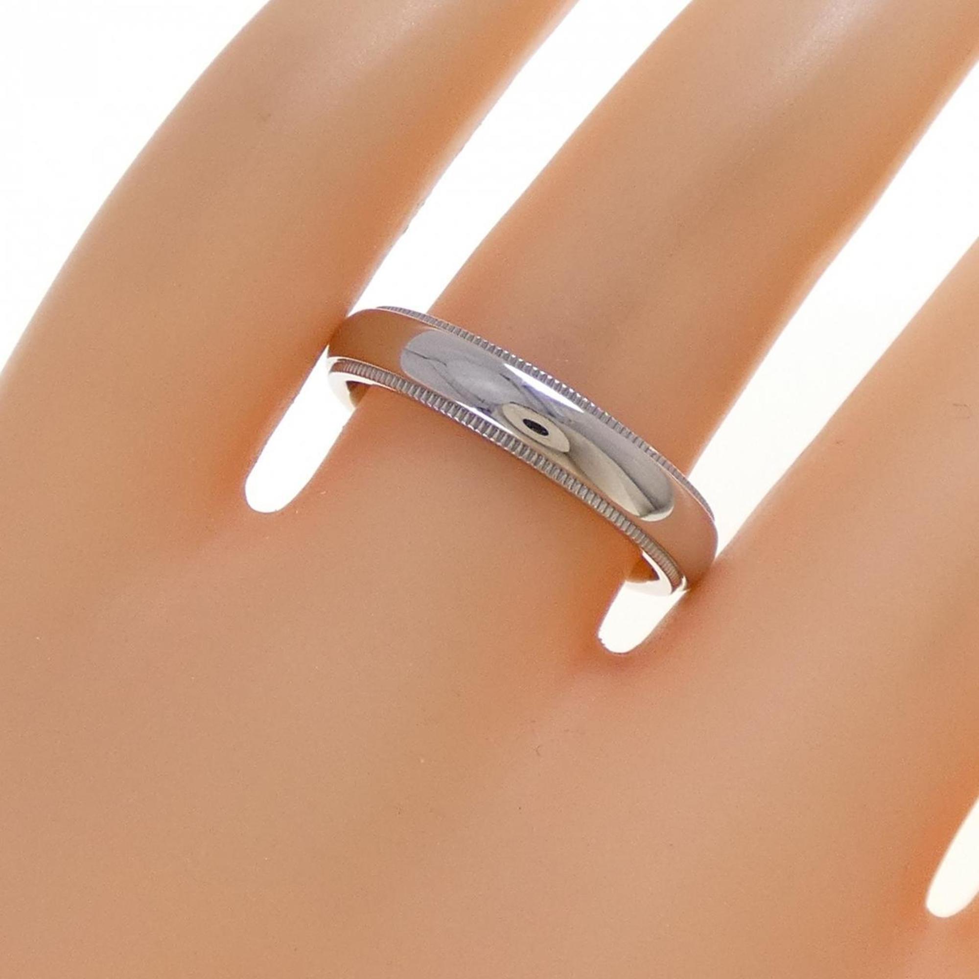 Tiffany Platinum Platinum 950 Band Ring (Pre-Owned)