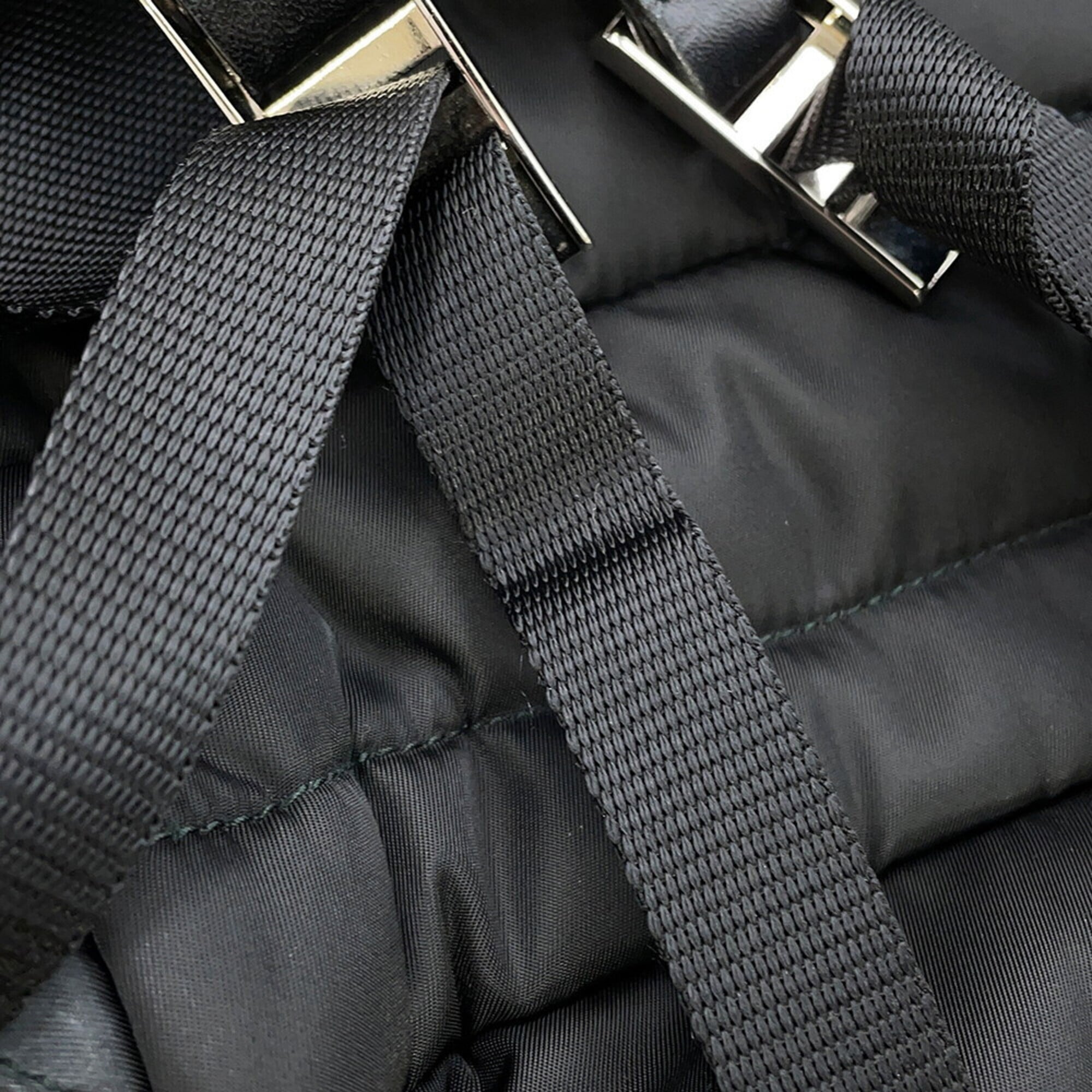 Prada Black Nylon Backpack (Pre-Owned)