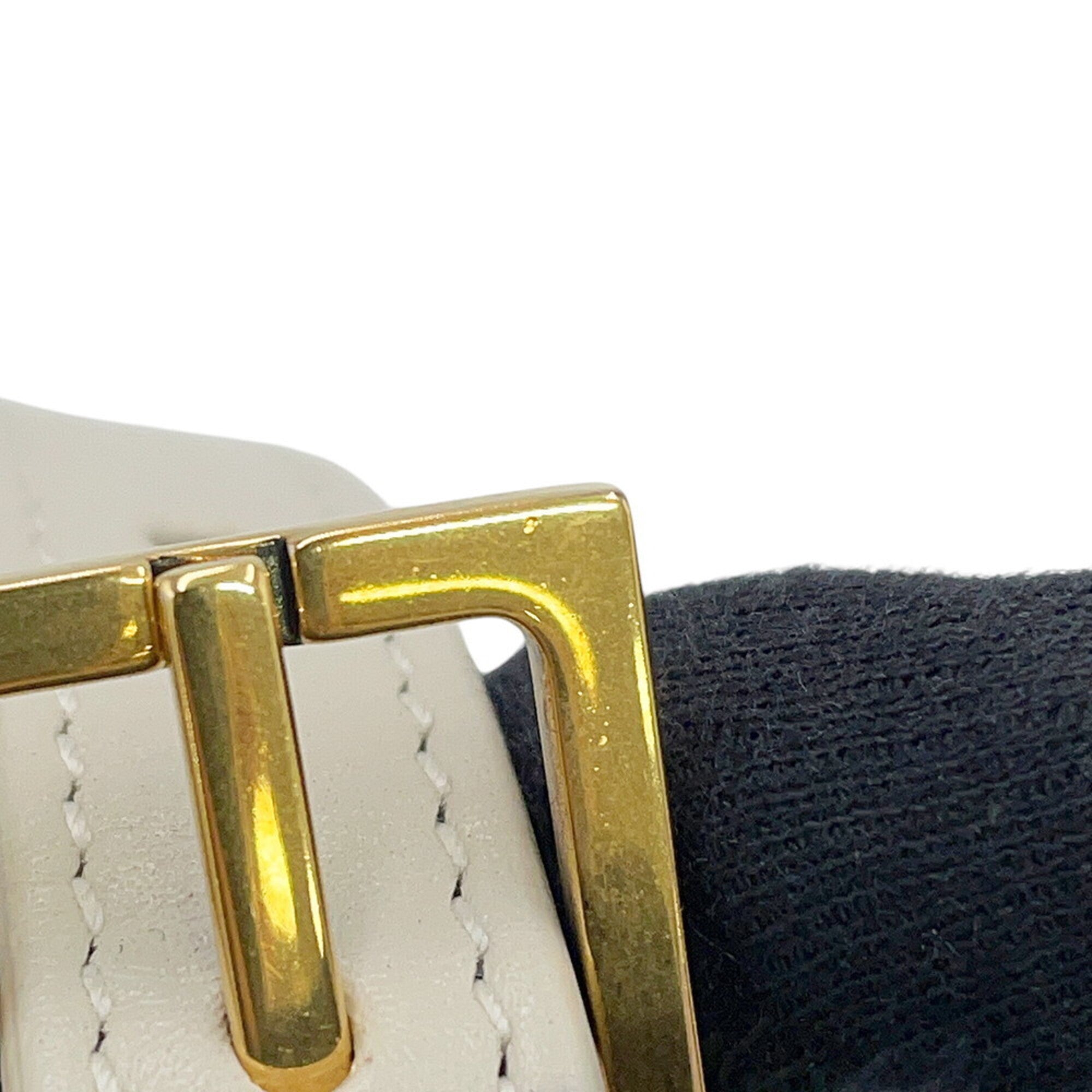 Saint Laurent White Leather Handbag Shoulder Bag (Pre-Owned)