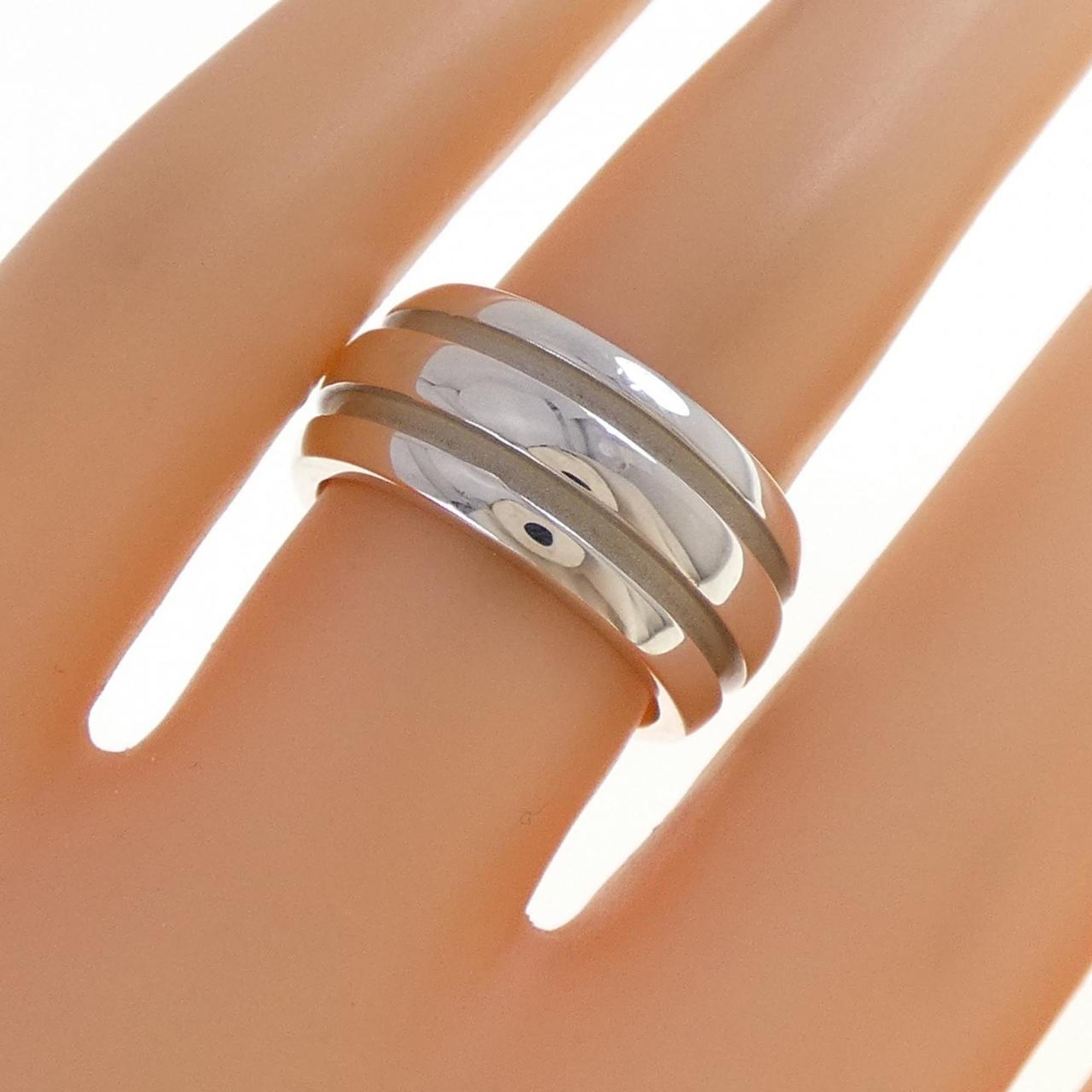 Tiffany Atlas Silver 925 Band Ring (Pre-Owned)