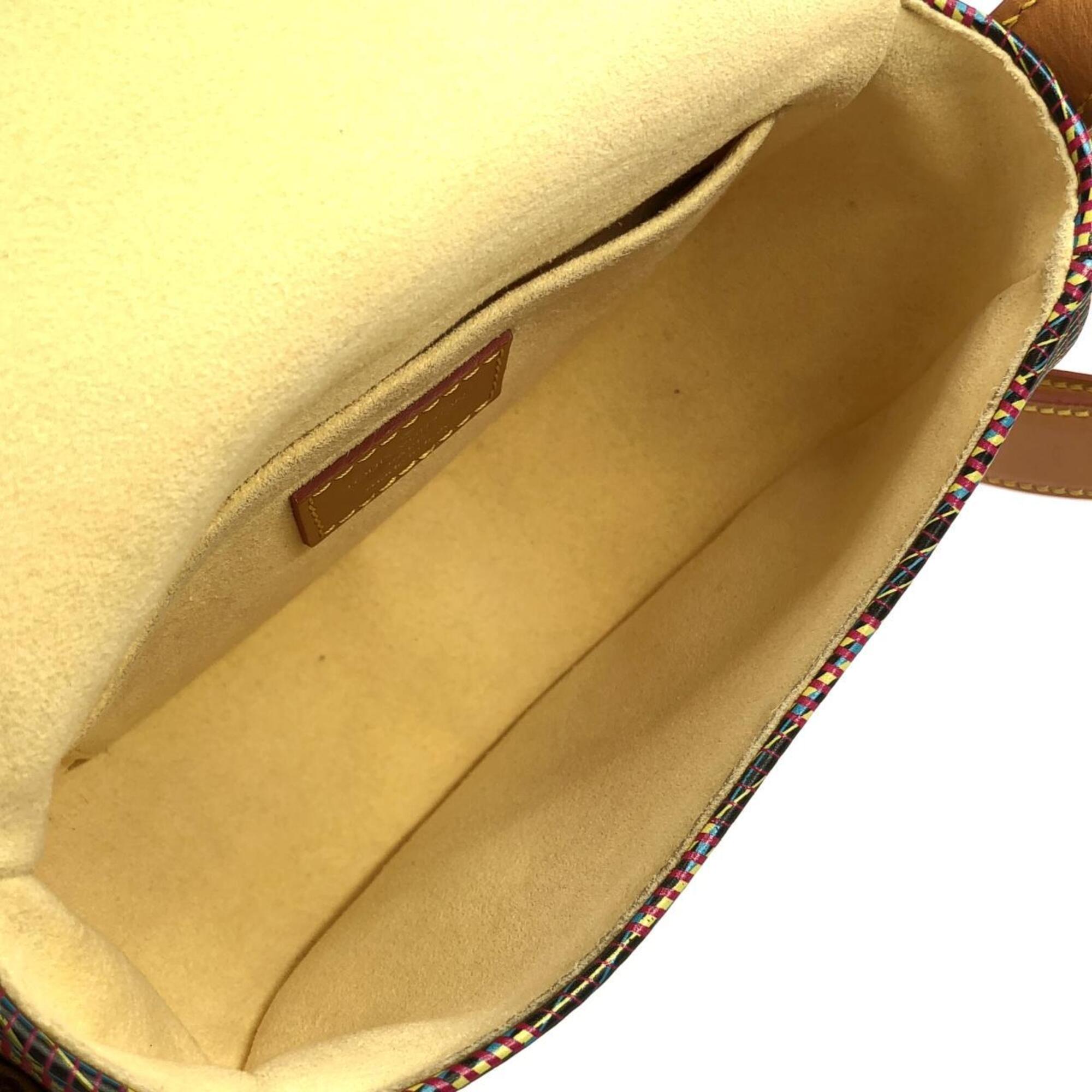 Louis Vuitton Pink Rose Leather Shoulder Bag (Pre-Owned)