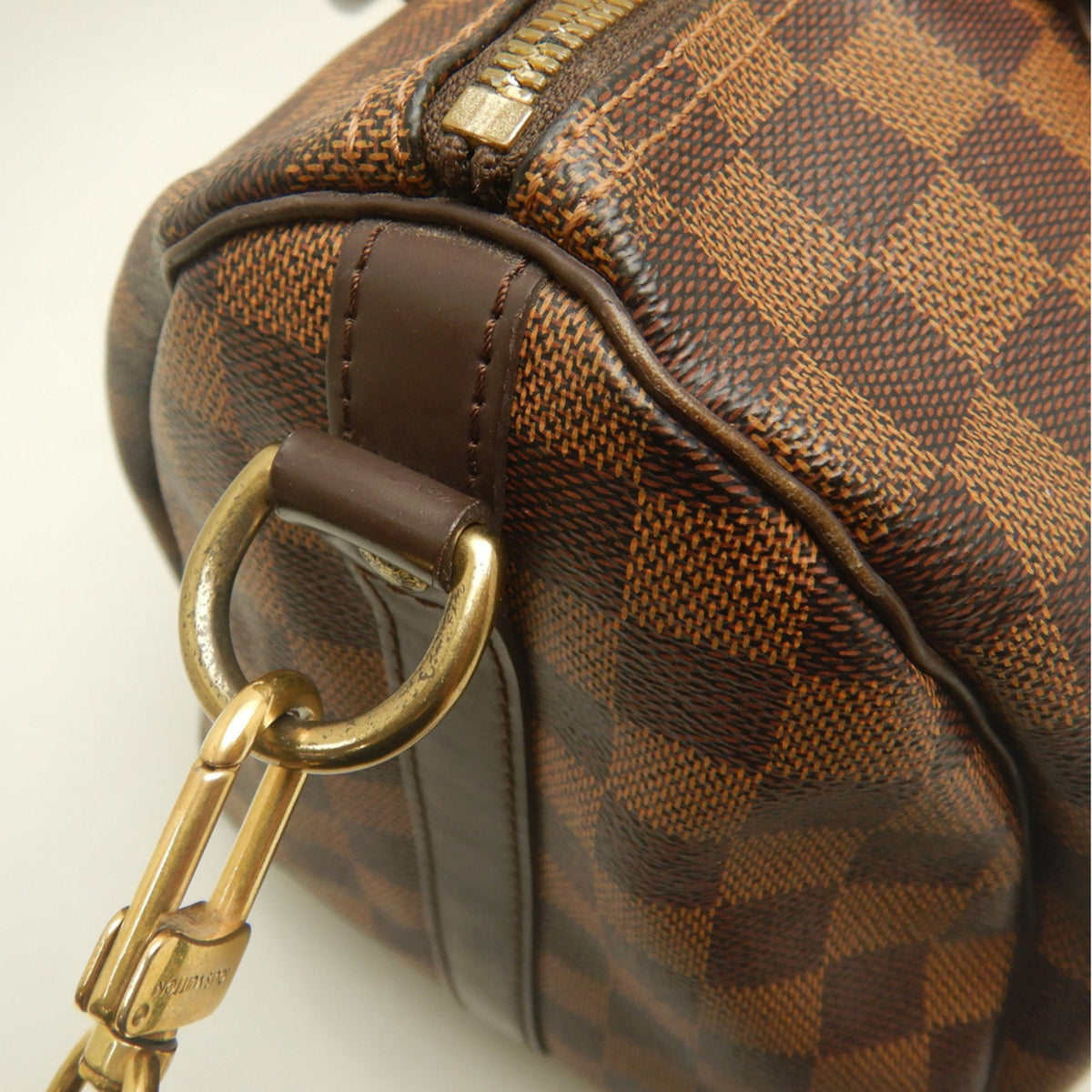 Louis Vuitton Ebene Damier Canvas Handbag (Pre-Owned)