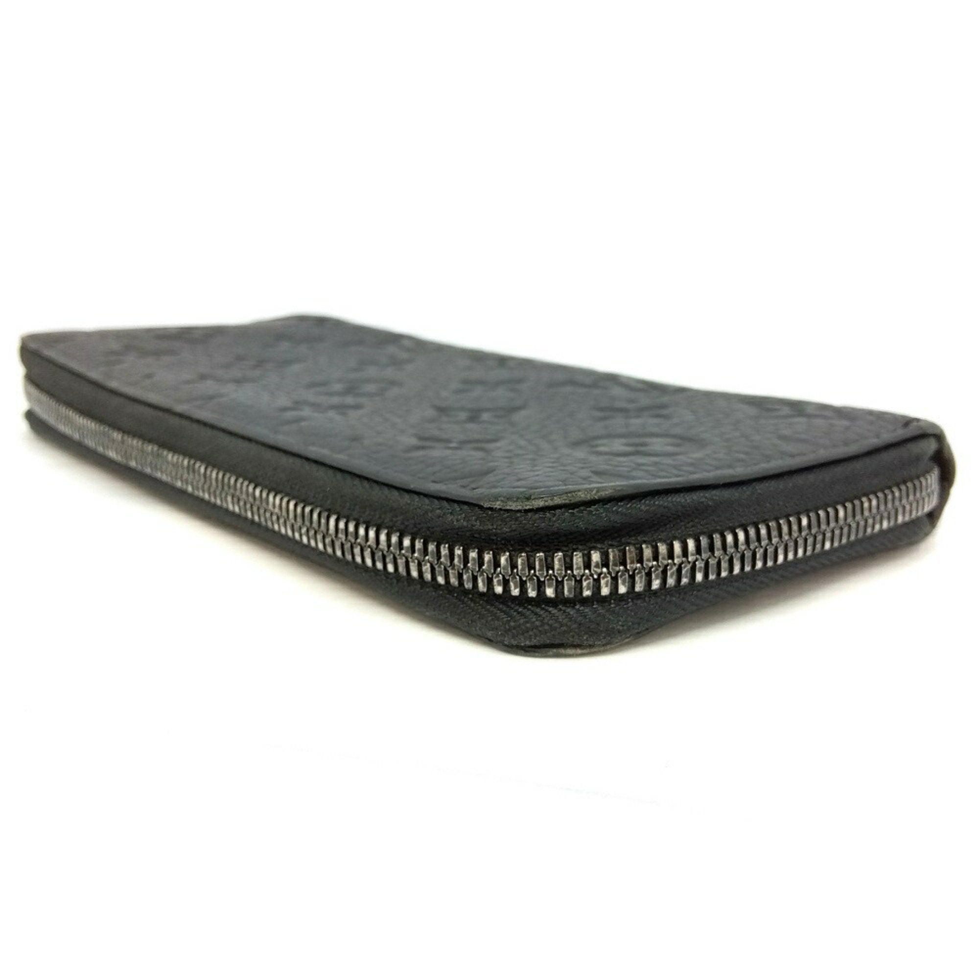 Louis Vuitton Black Noir Leather Coin Purse/Coin Case (Pre-Owned)