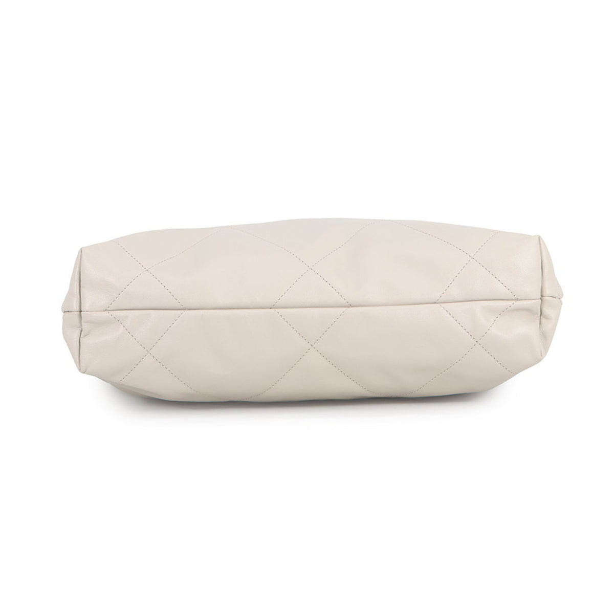 Chanel Ivory Leather Handbag Pouch (Pre-Owned)
