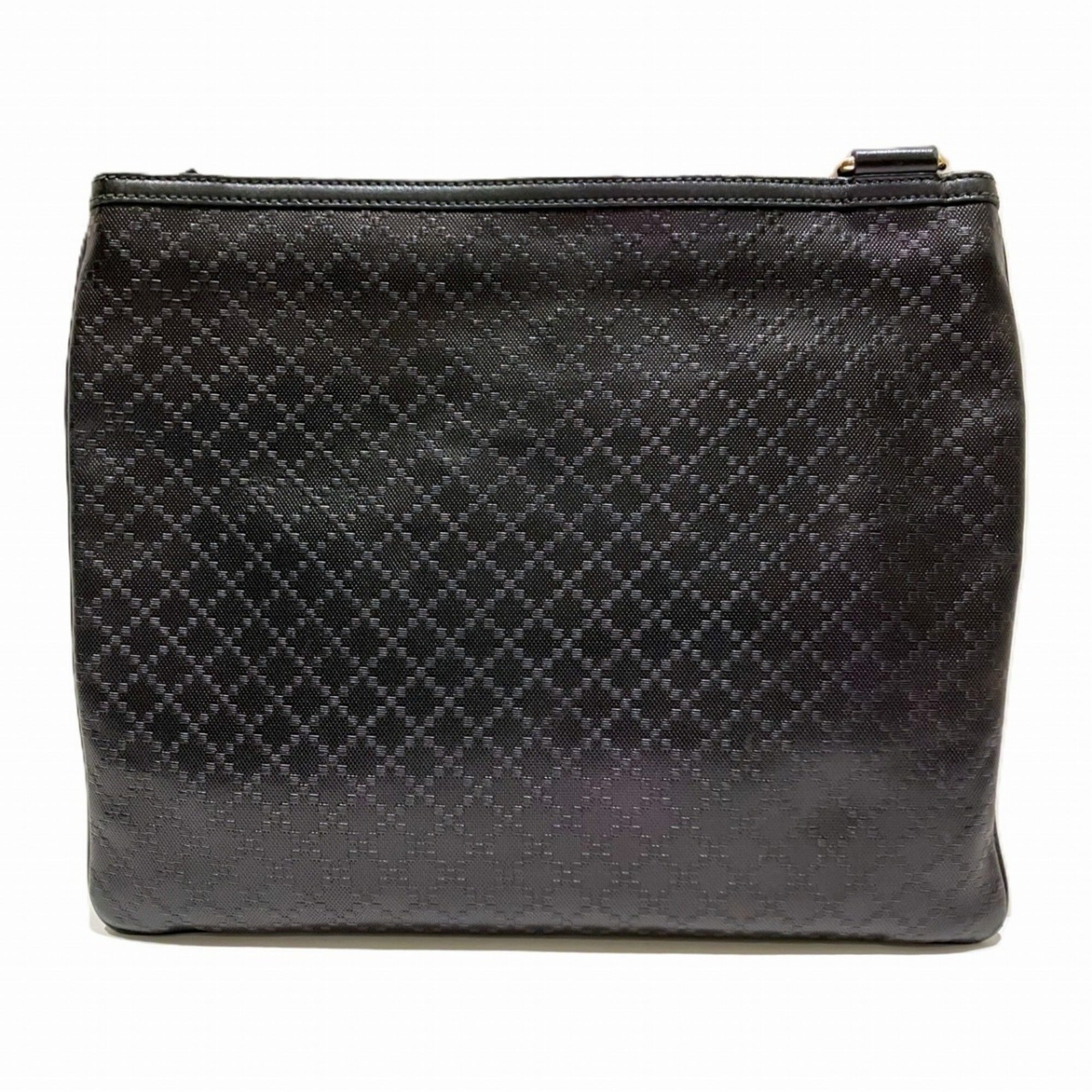 Gucci Black Gg Imprimé Shoulder Bag (Pre-Owned)