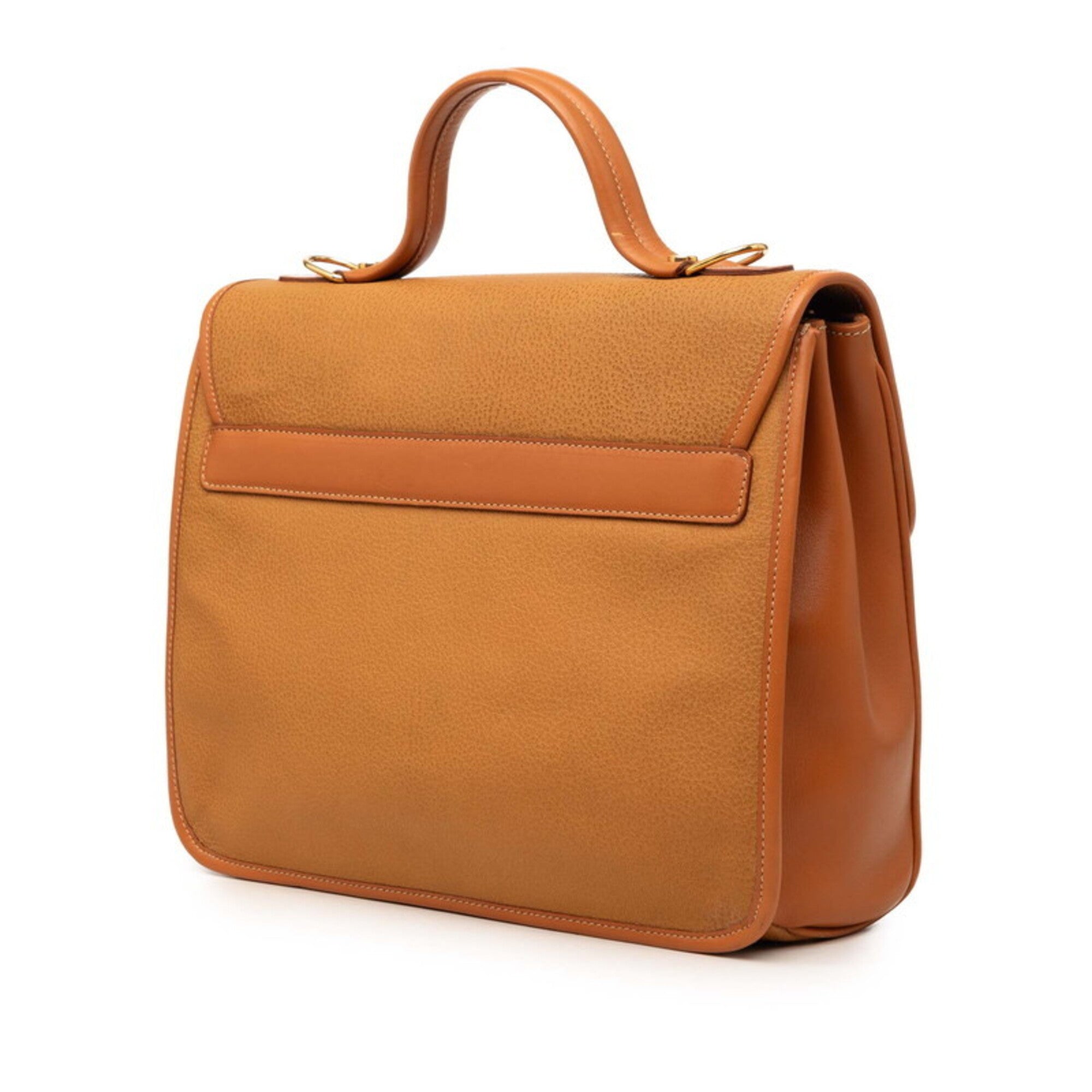 Gucci Brown Leather Handbag Shoulder Bag (Pre-Owned)