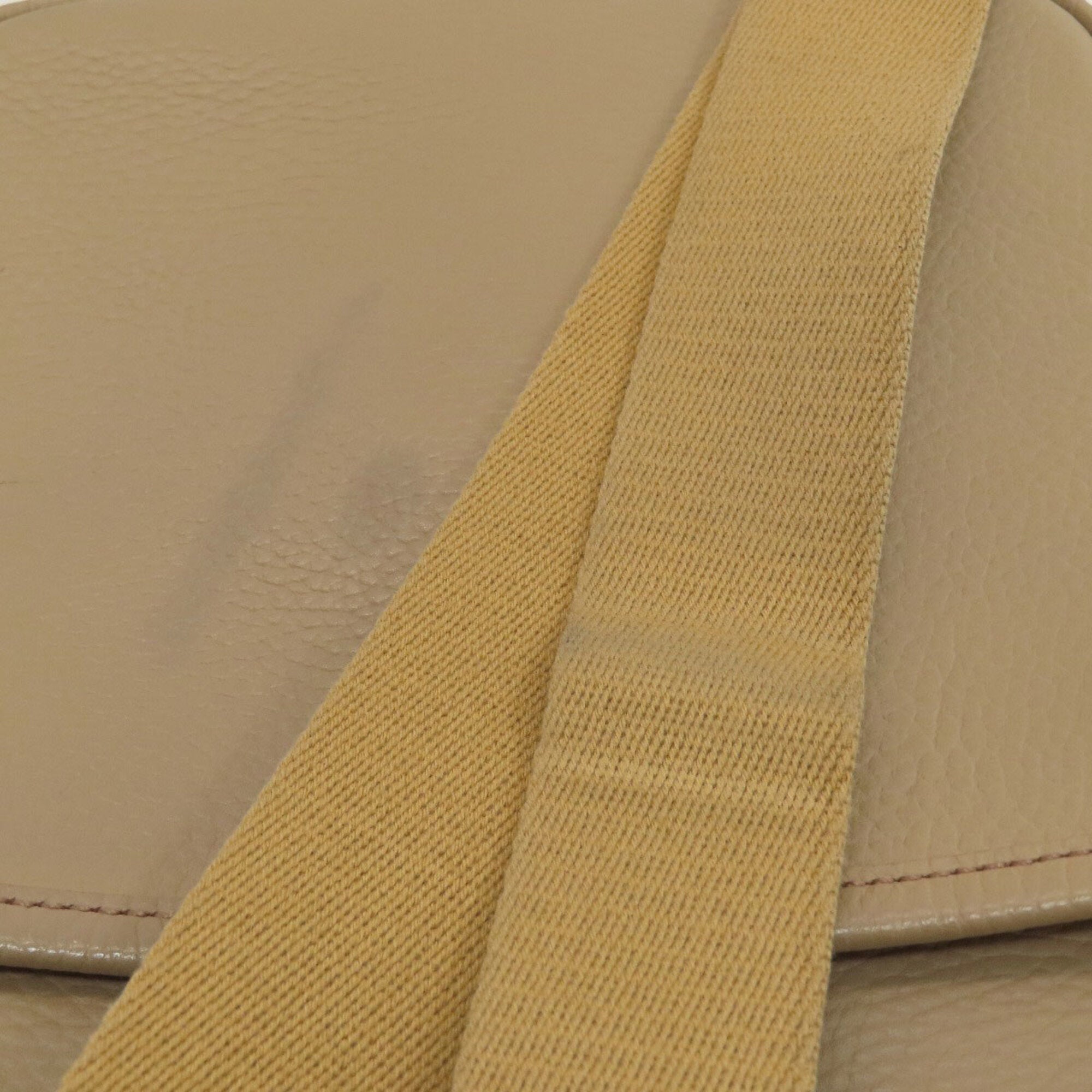 Burberry Beige Leather Shoulder Bag (Pre-Owned)