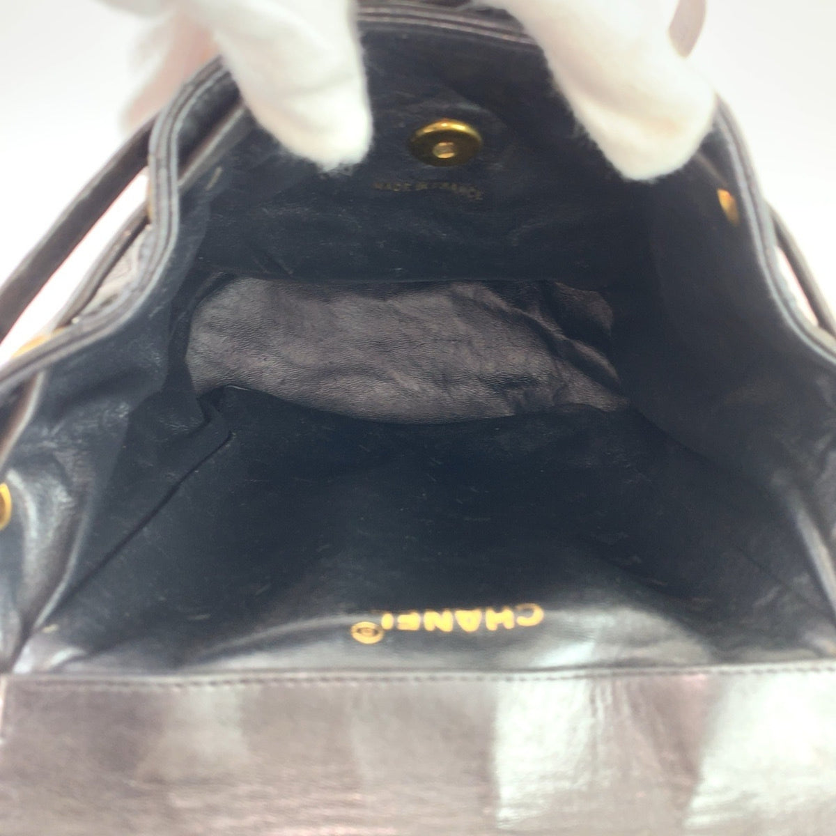 Chanel Black Leather Backpack (Pre-Owned)